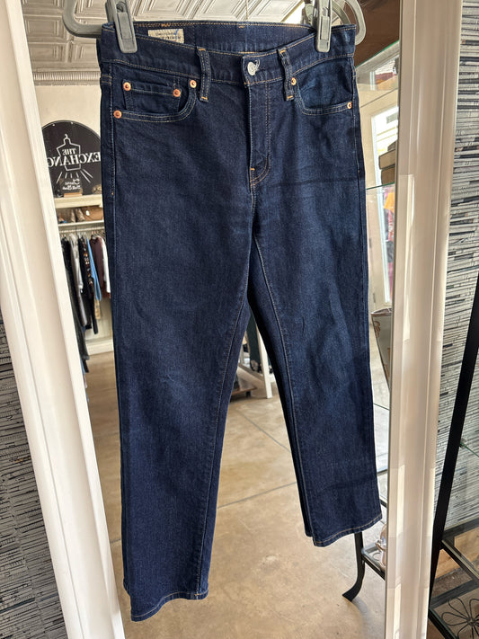 Levis Size 29 Dark Wash Straight leg Jeans