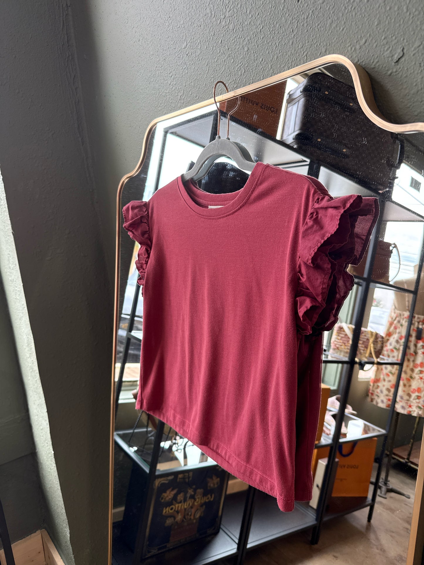 Marine Layer Size XS Maroon Top
