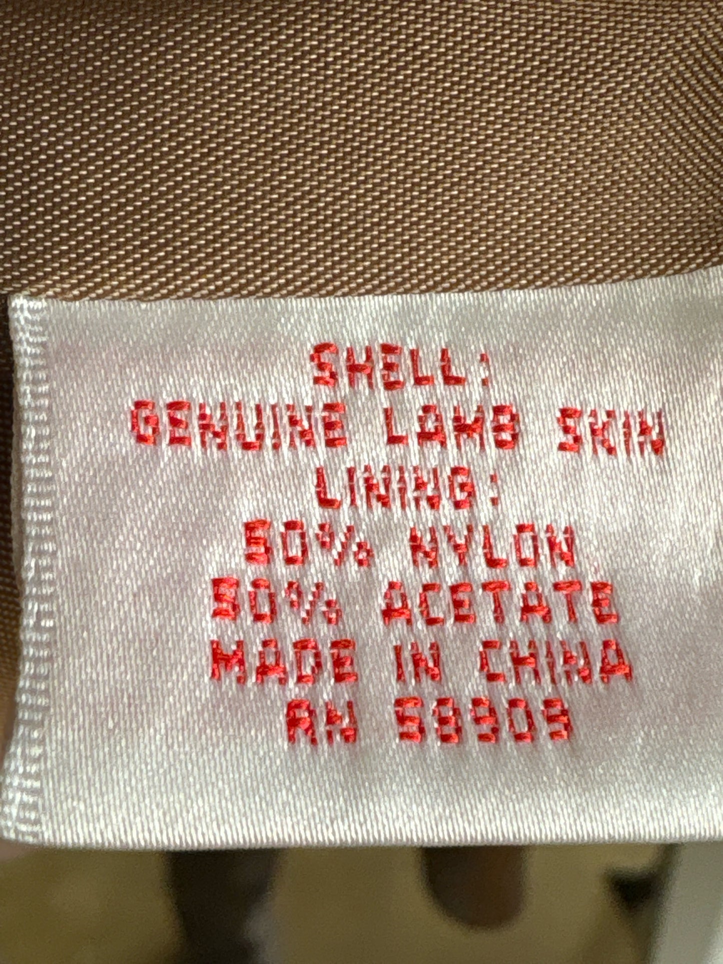 Murano Size S Tan Jacket