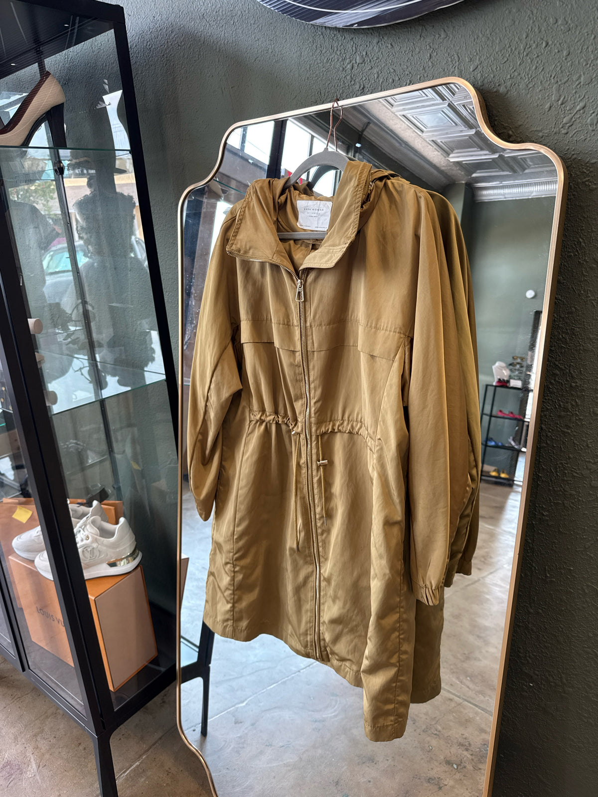 ZARA Woman Size M Green Jacket