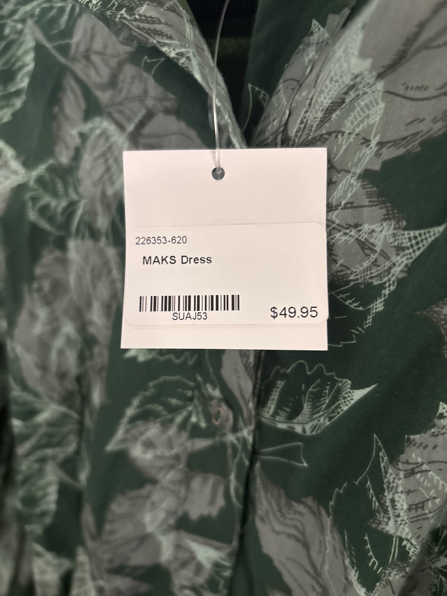 &merci Green Floral Dress