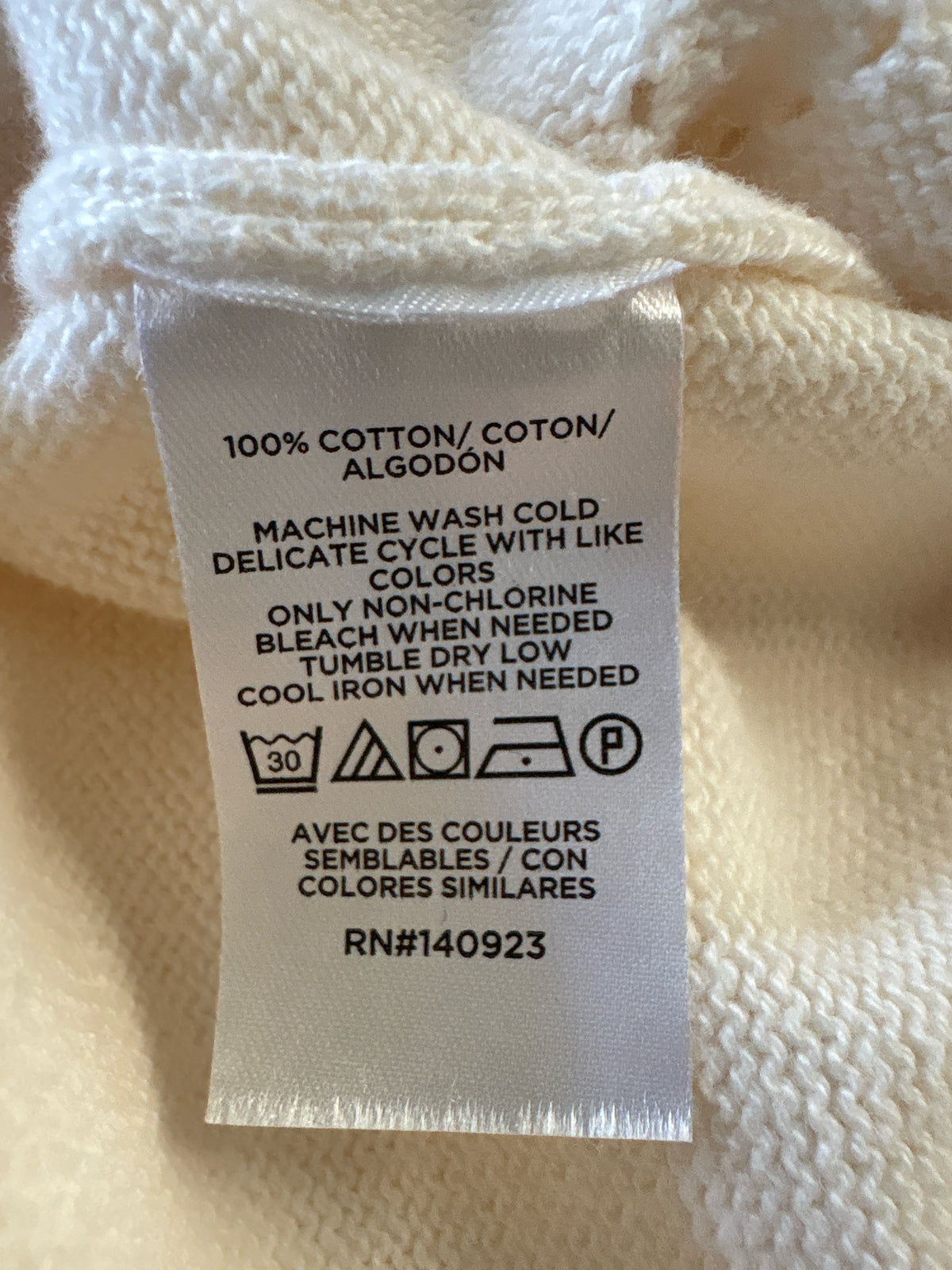 LOFT Size L Cream Sweater