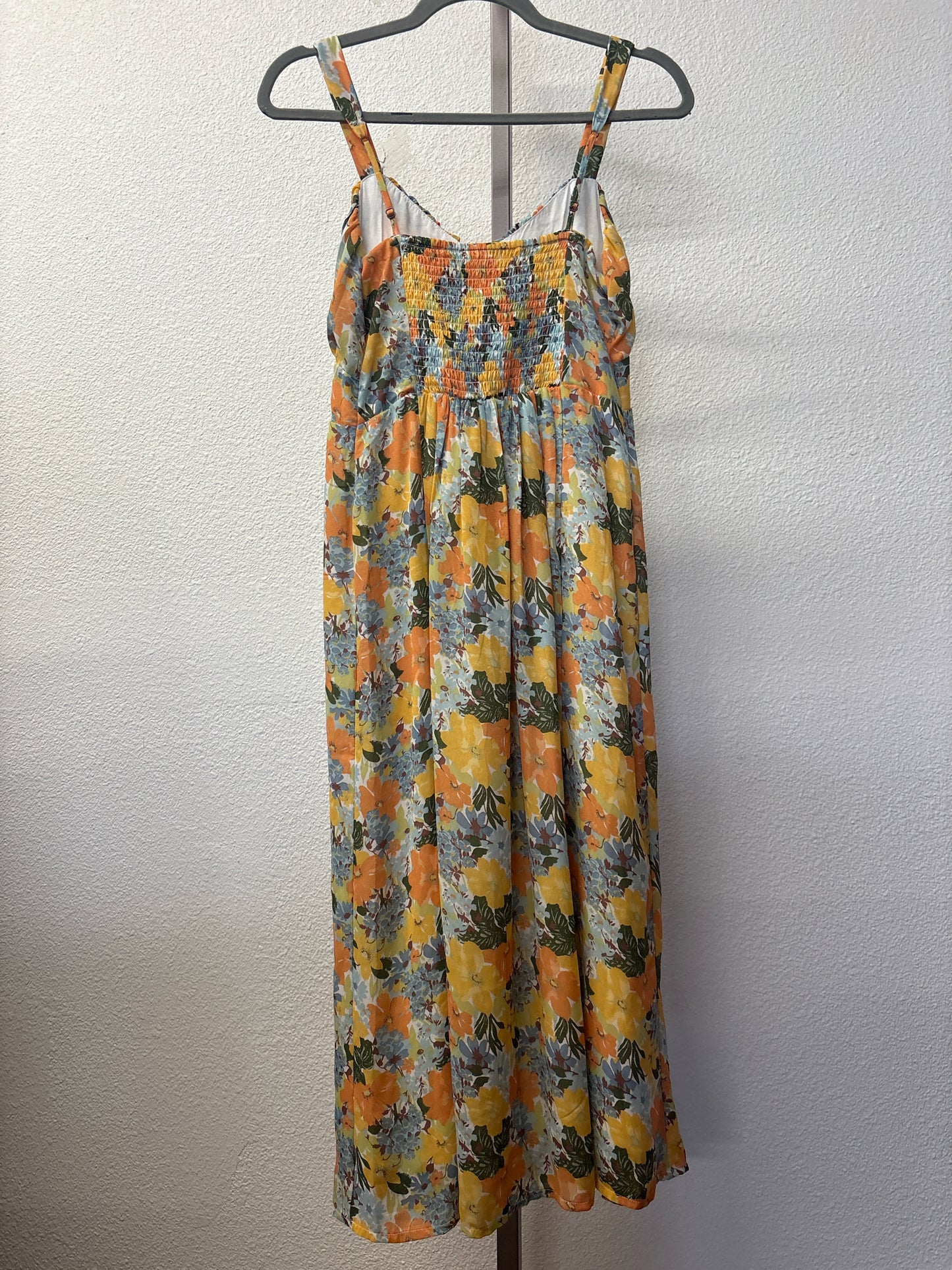 Abercrombie & Fitch Size S Orange/Multi Floral Dress