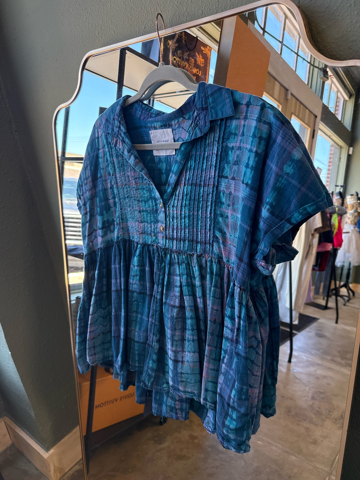 Lucky Brand Size M Blue Top
