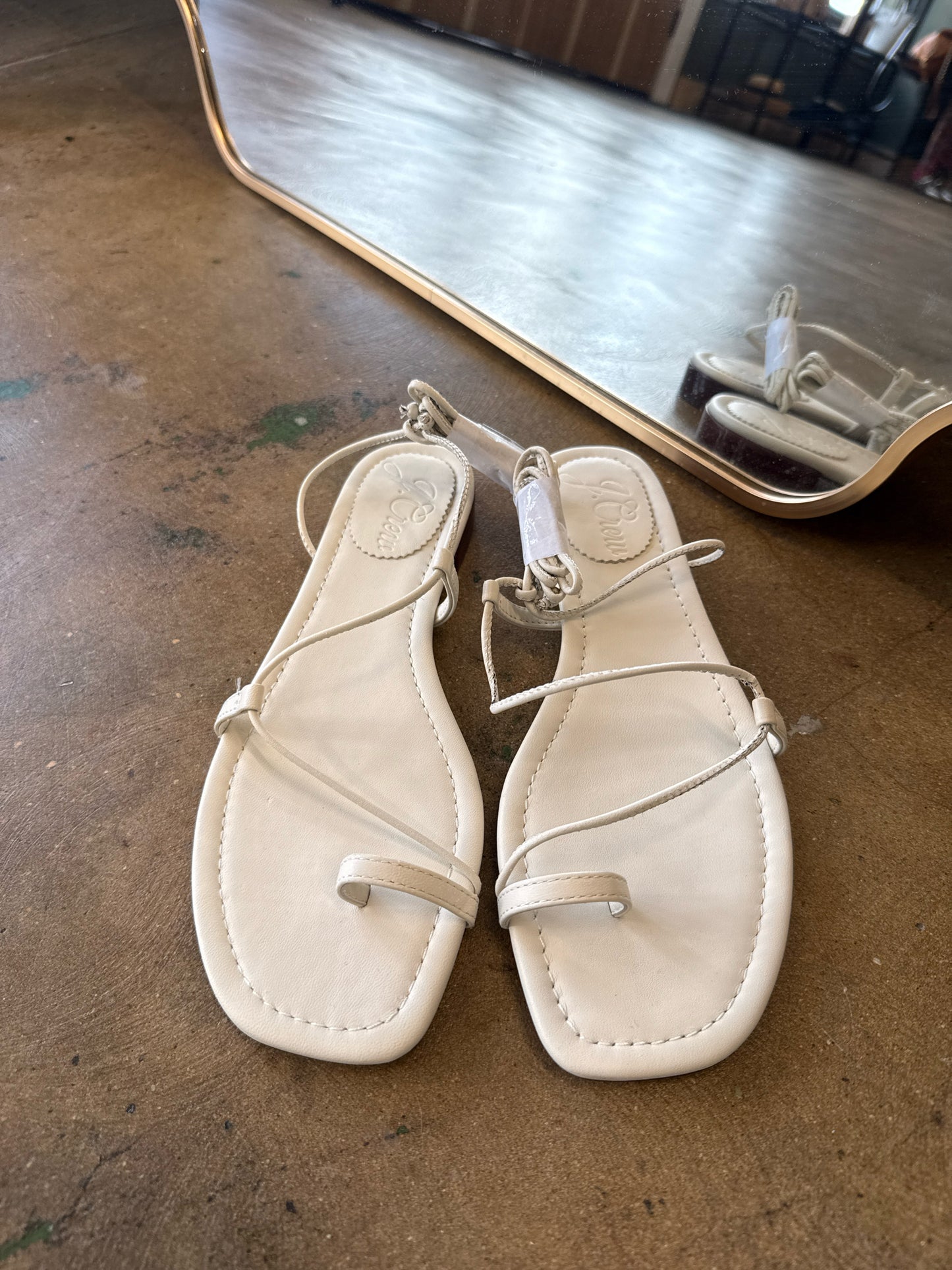 Jcrew Shoe Size 7 White Sandals