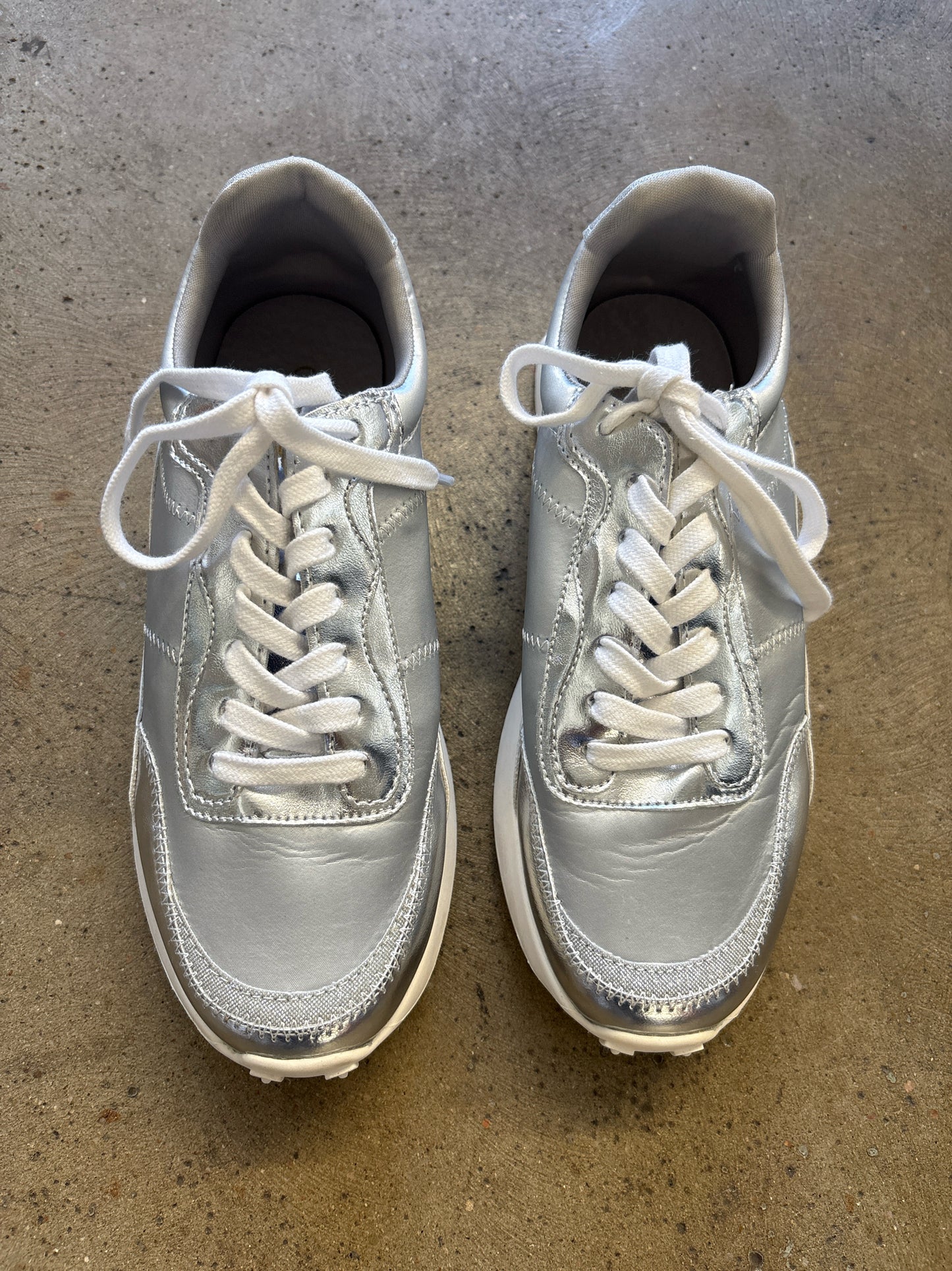 Coconuts Shoe Size 7 Silver Sneakers
