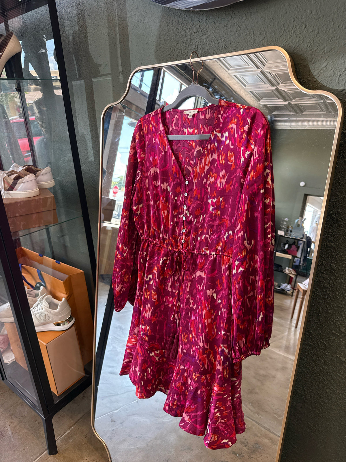 Jodifl Size S Pink/Red Dress