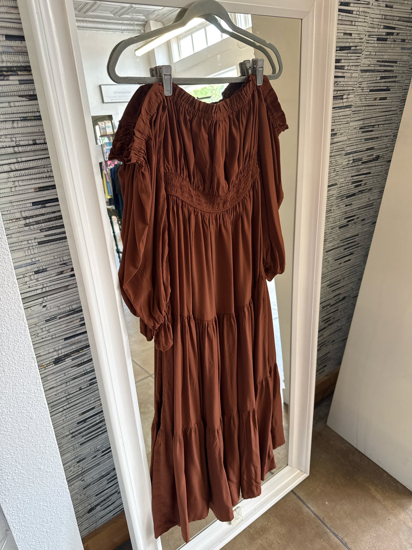 Zesica Size M Brown Dress