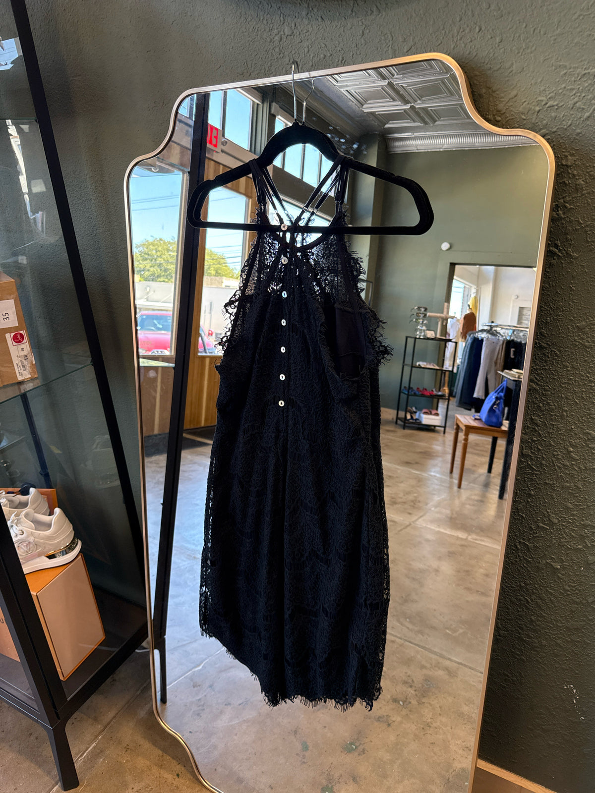 Intimately Size L Black Dress