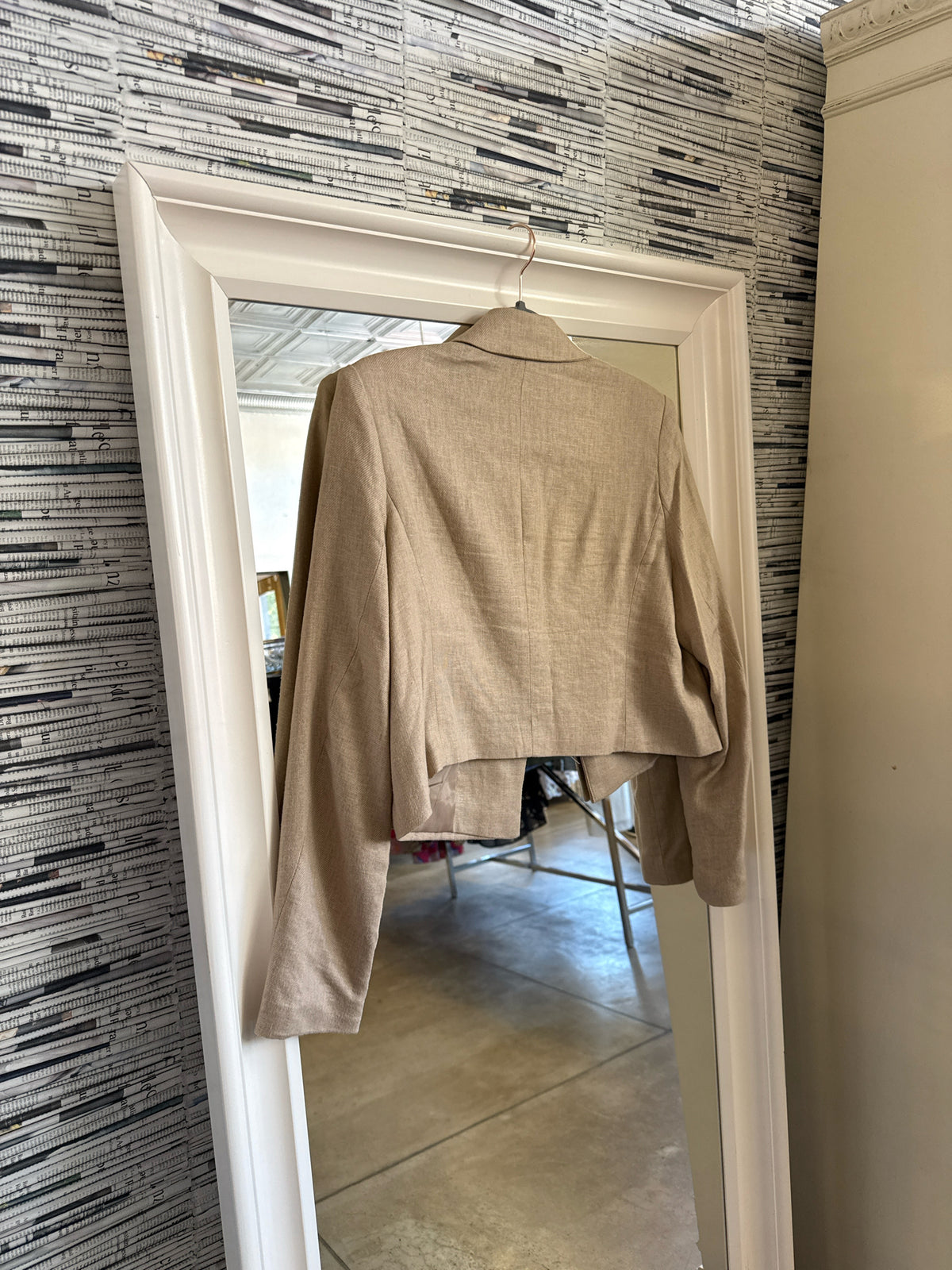 Rachel Zoe Size M Tan Blazer