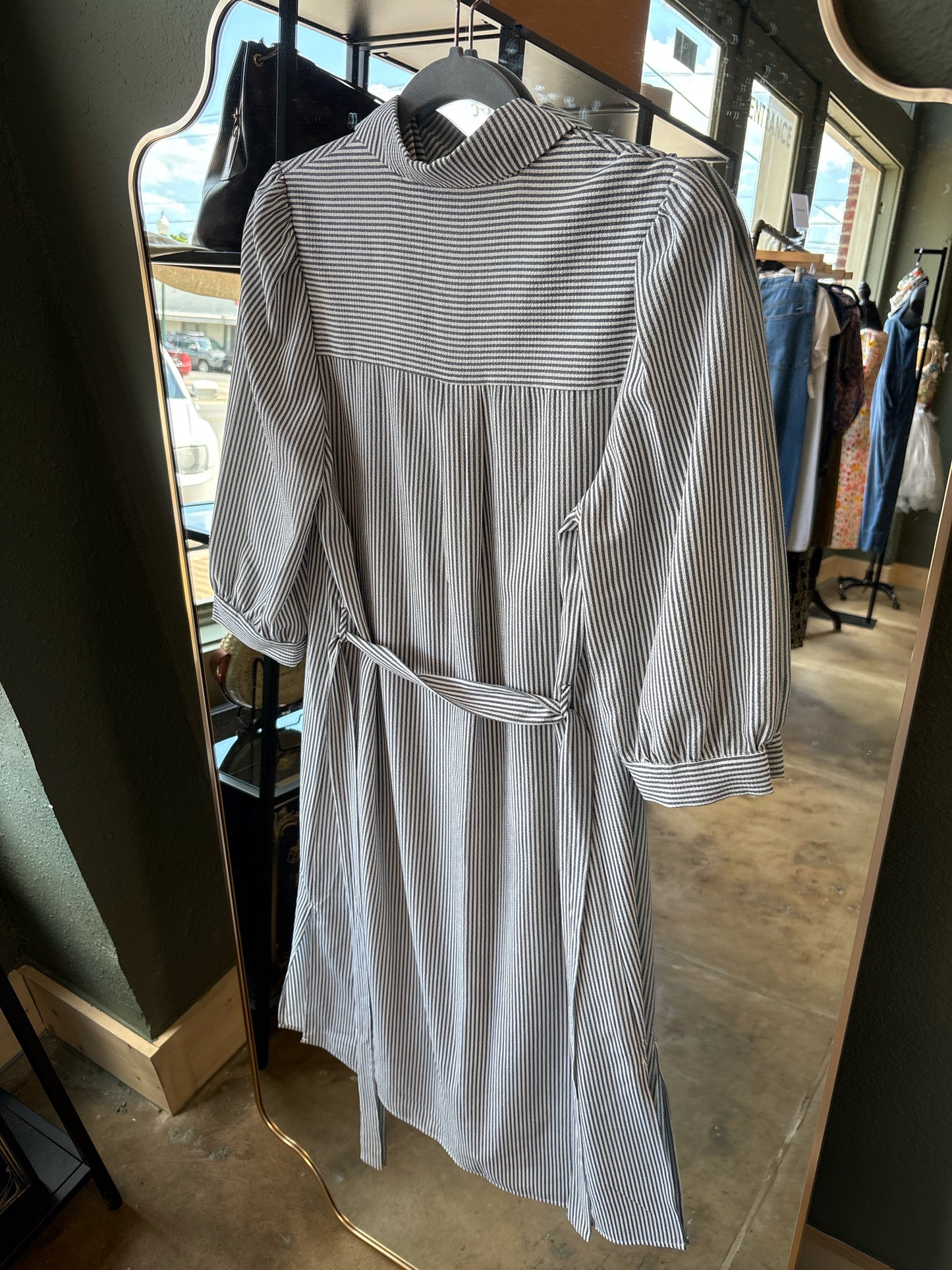 monteau Size M Stripe Dress