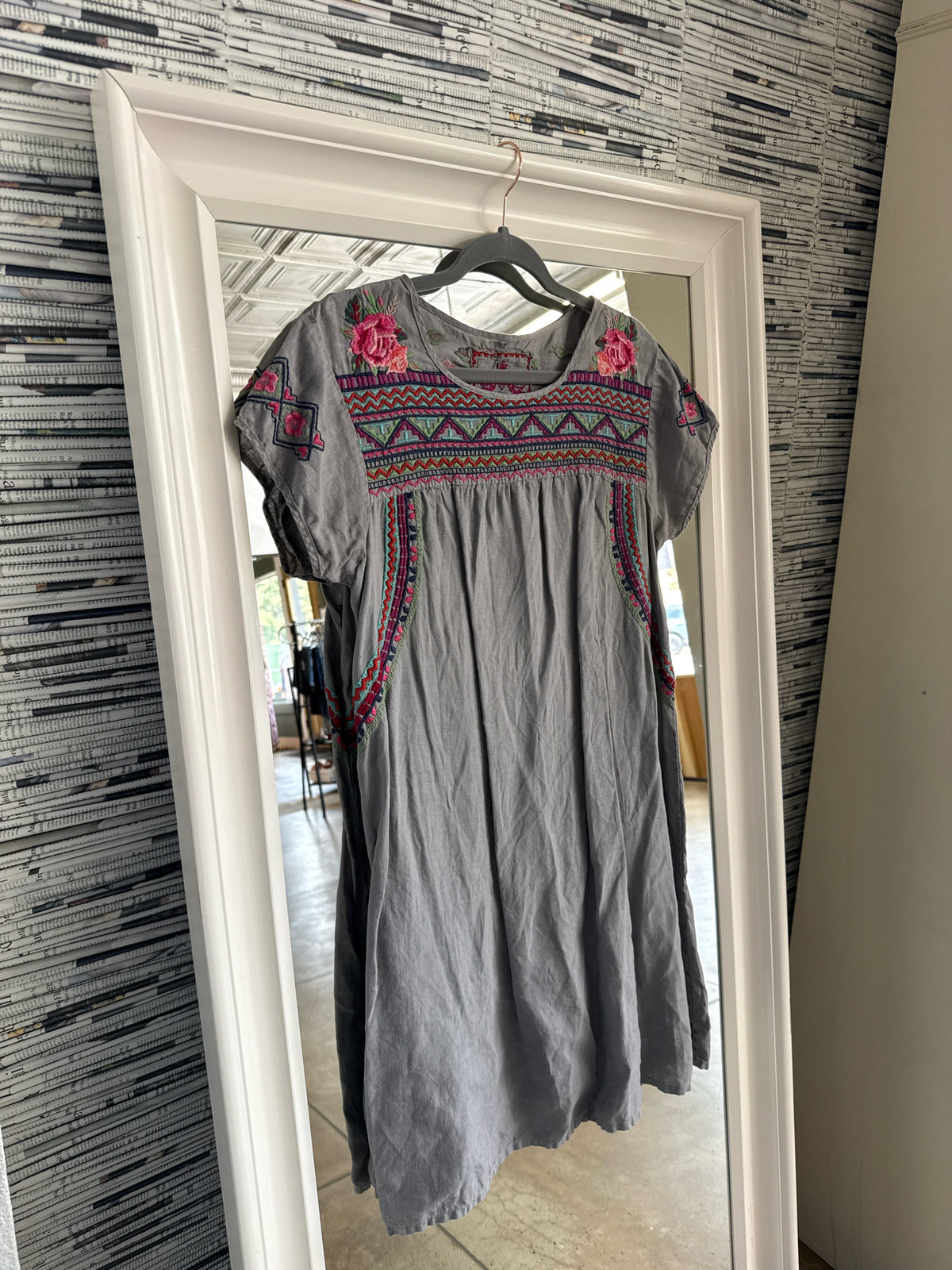 JW Los Angeles Size M Gray/Multi Dress