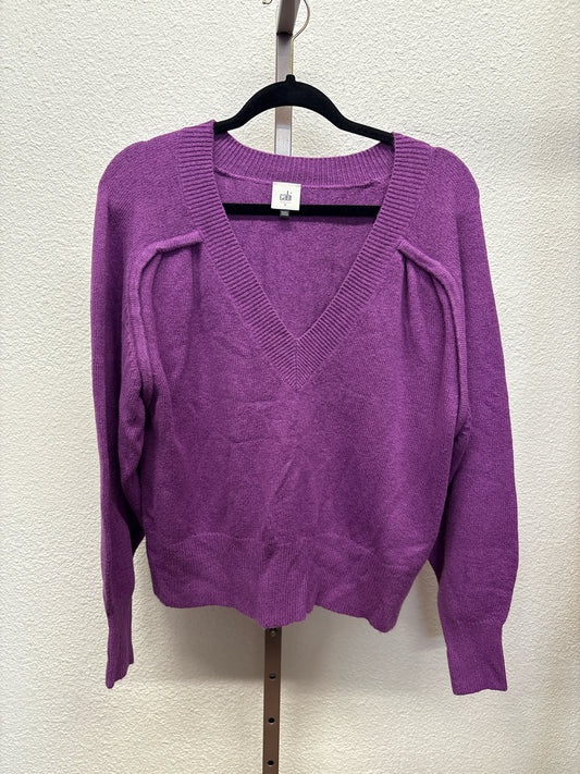 Cabi Size S Purple V-neck Sweater