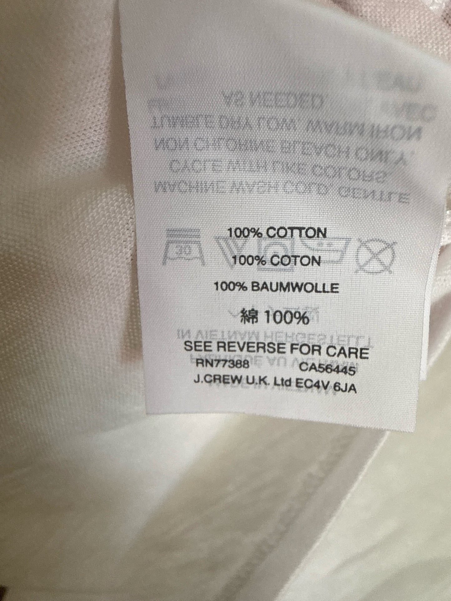 Jcrew Size S White Tee