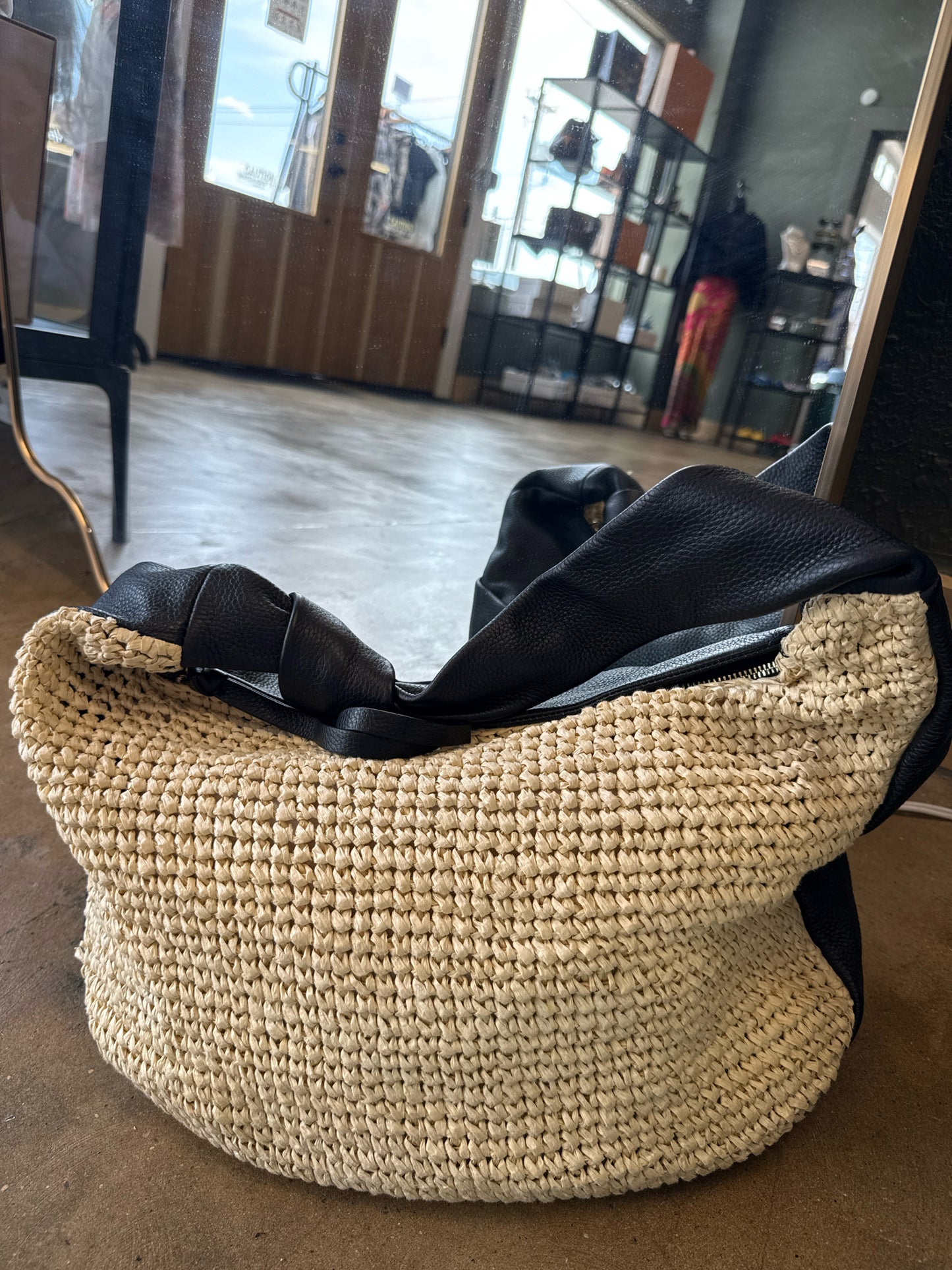 Vince Camuto Black/Tan Bag