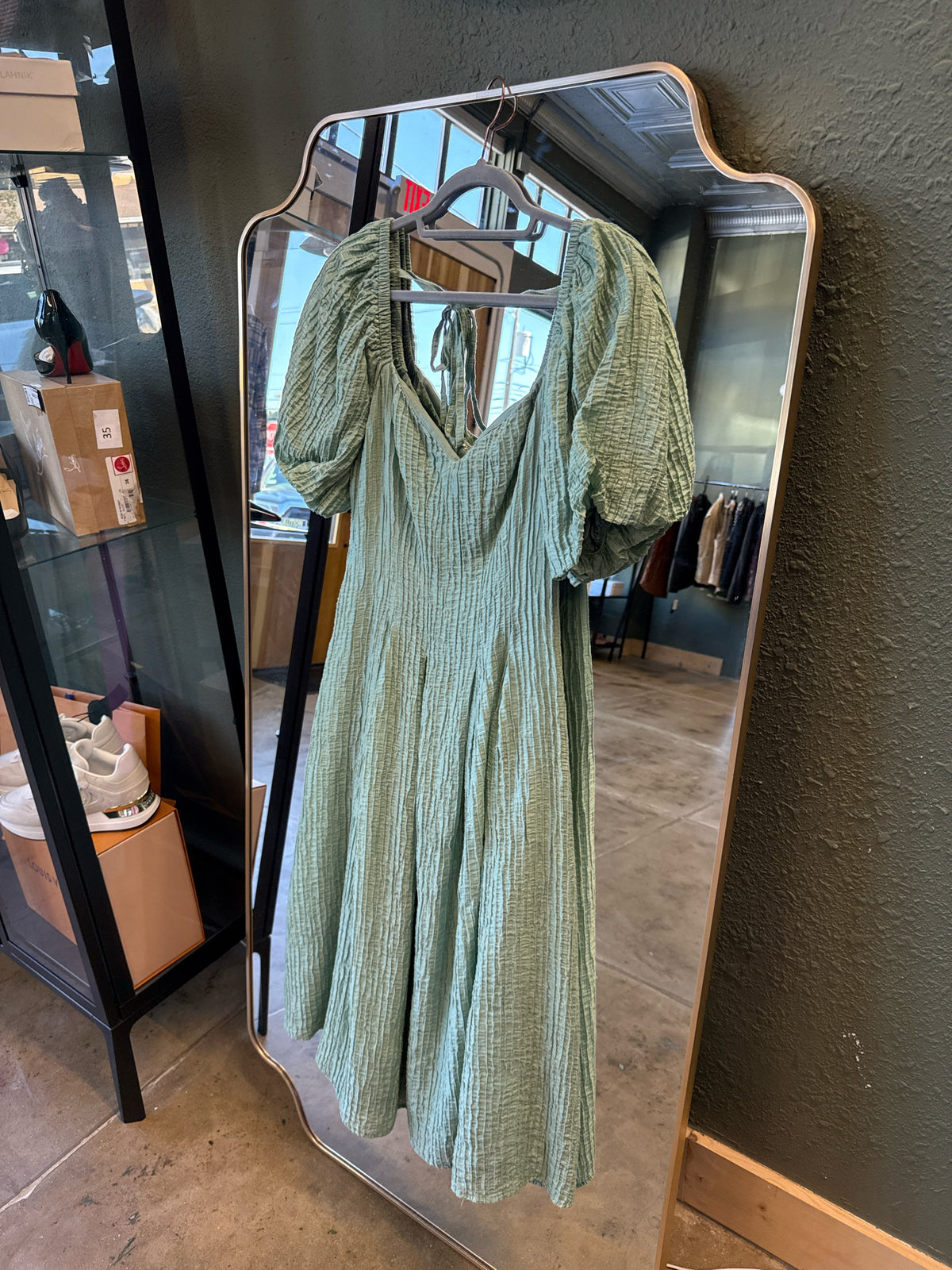 Lulus Size M seafoam Dress