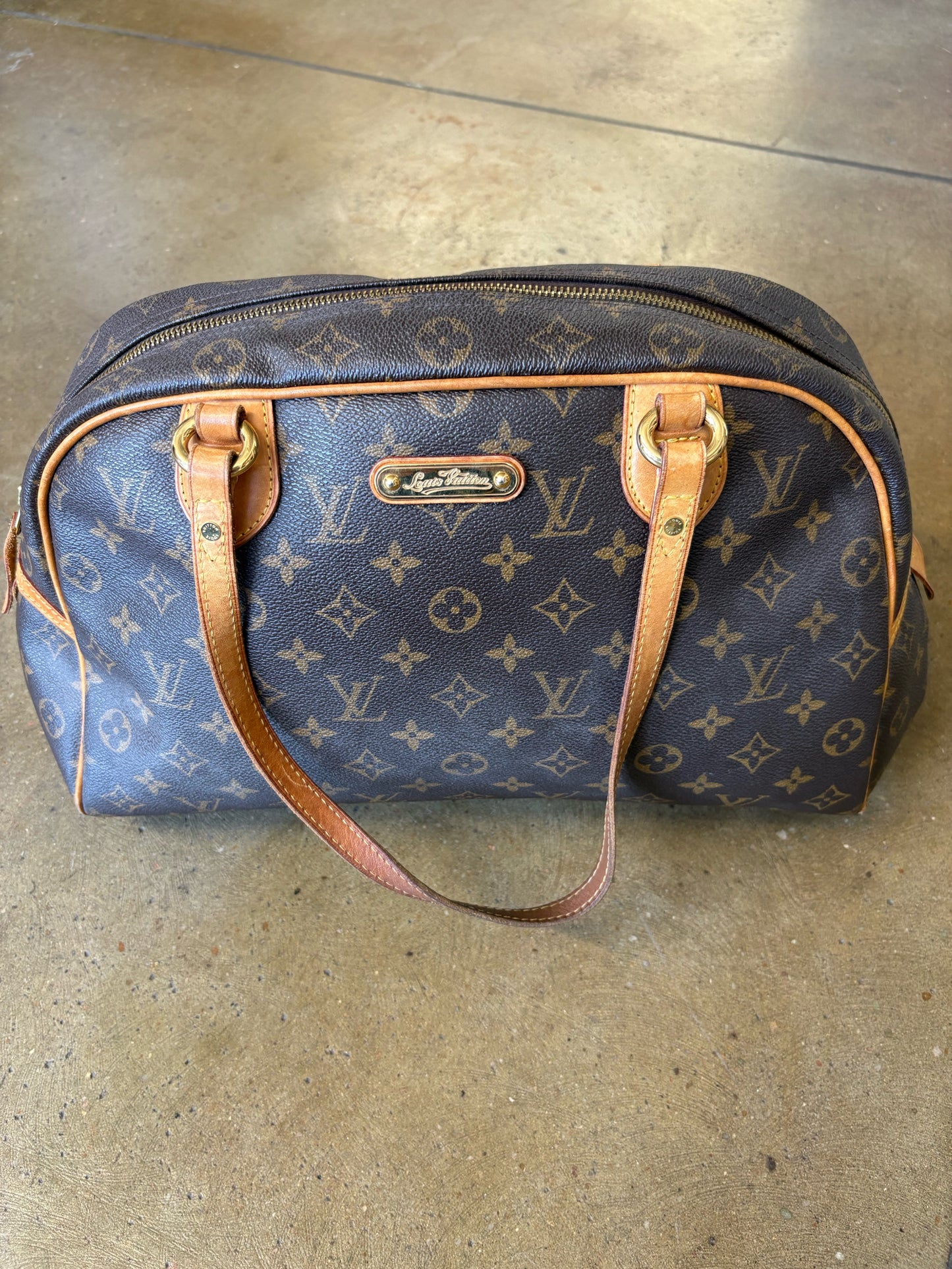 Louis Vuitton Brown Signature Luxury