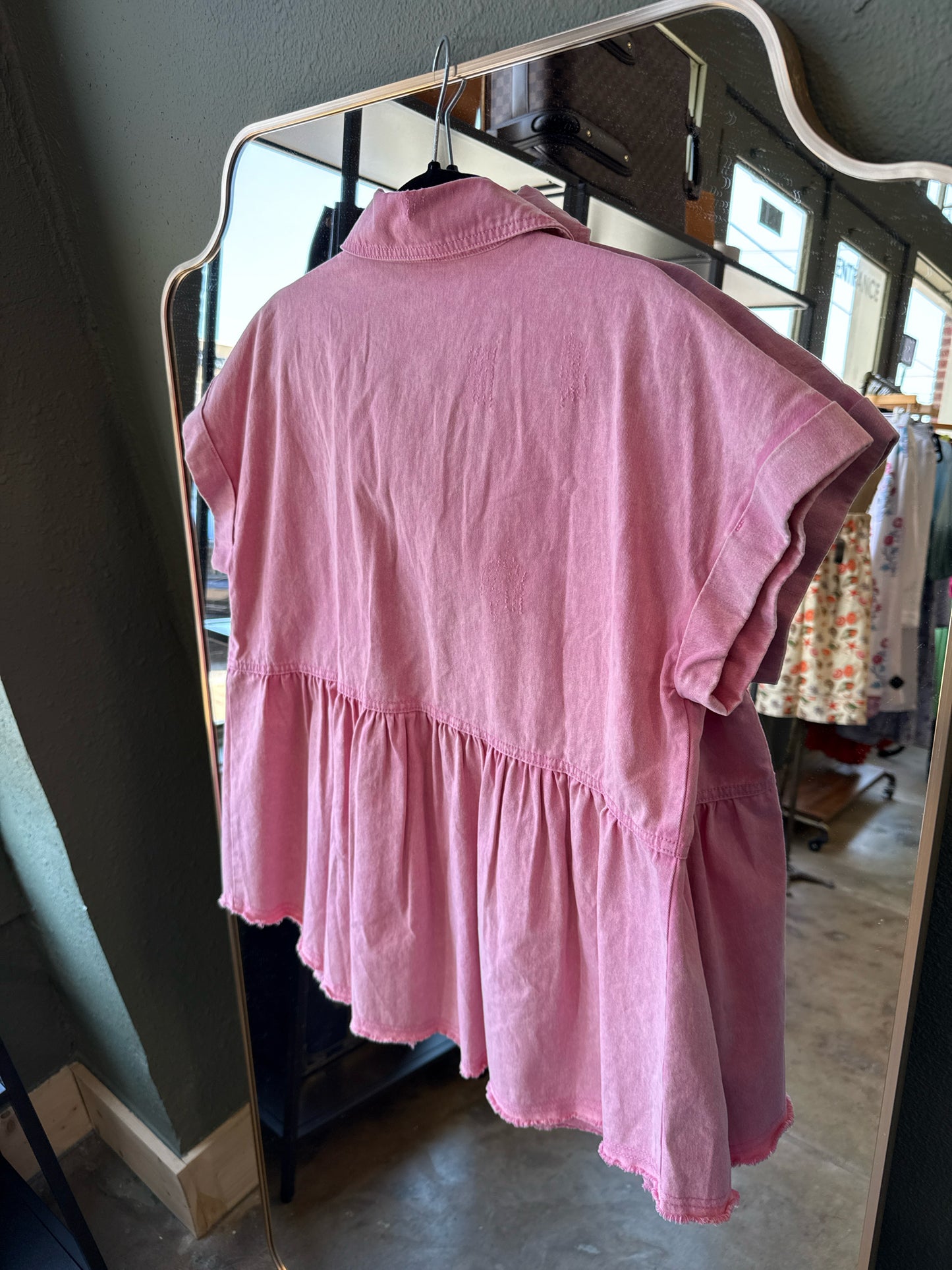 entro Size M Pink Top