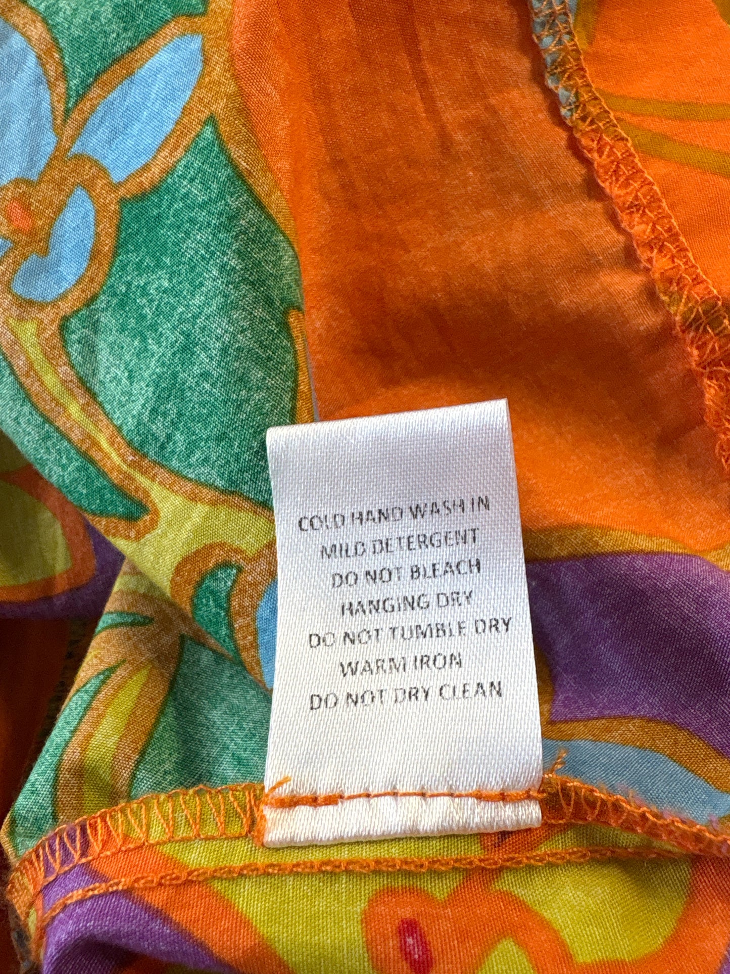 olivaceous Size M orange multi Floral Dress