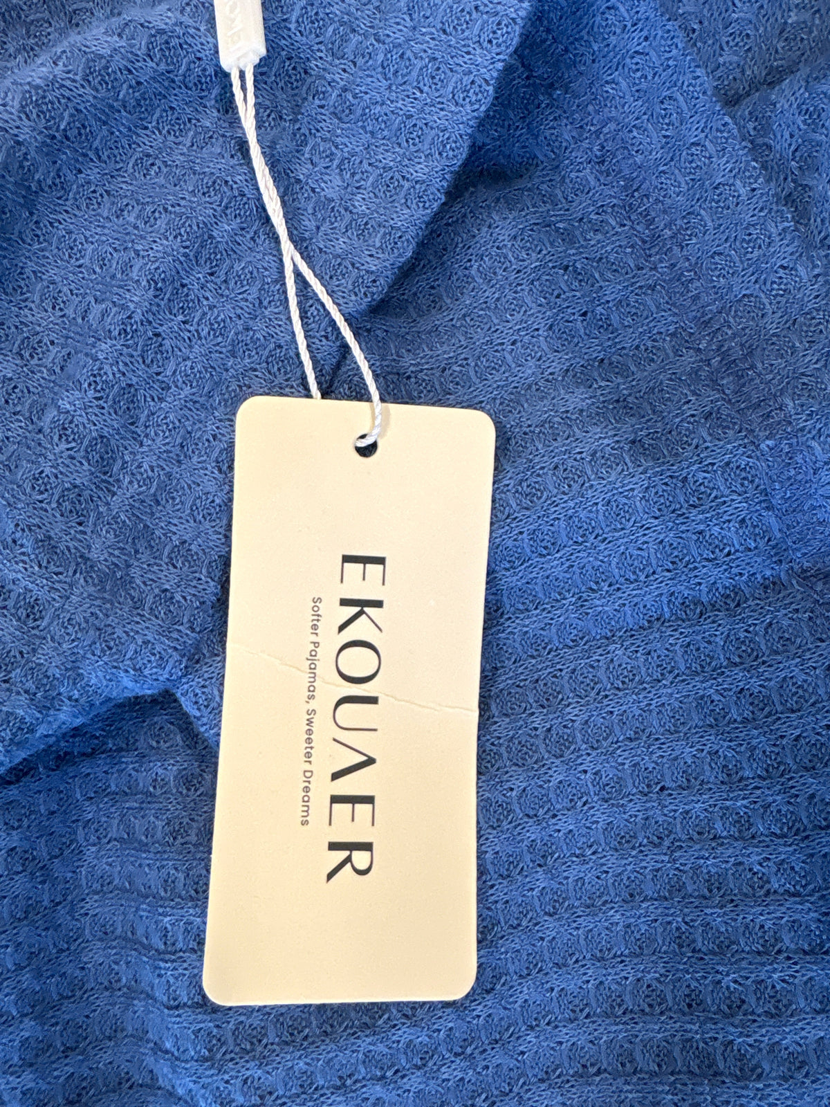 EKOUAER Size XL Blue Two Piece Set