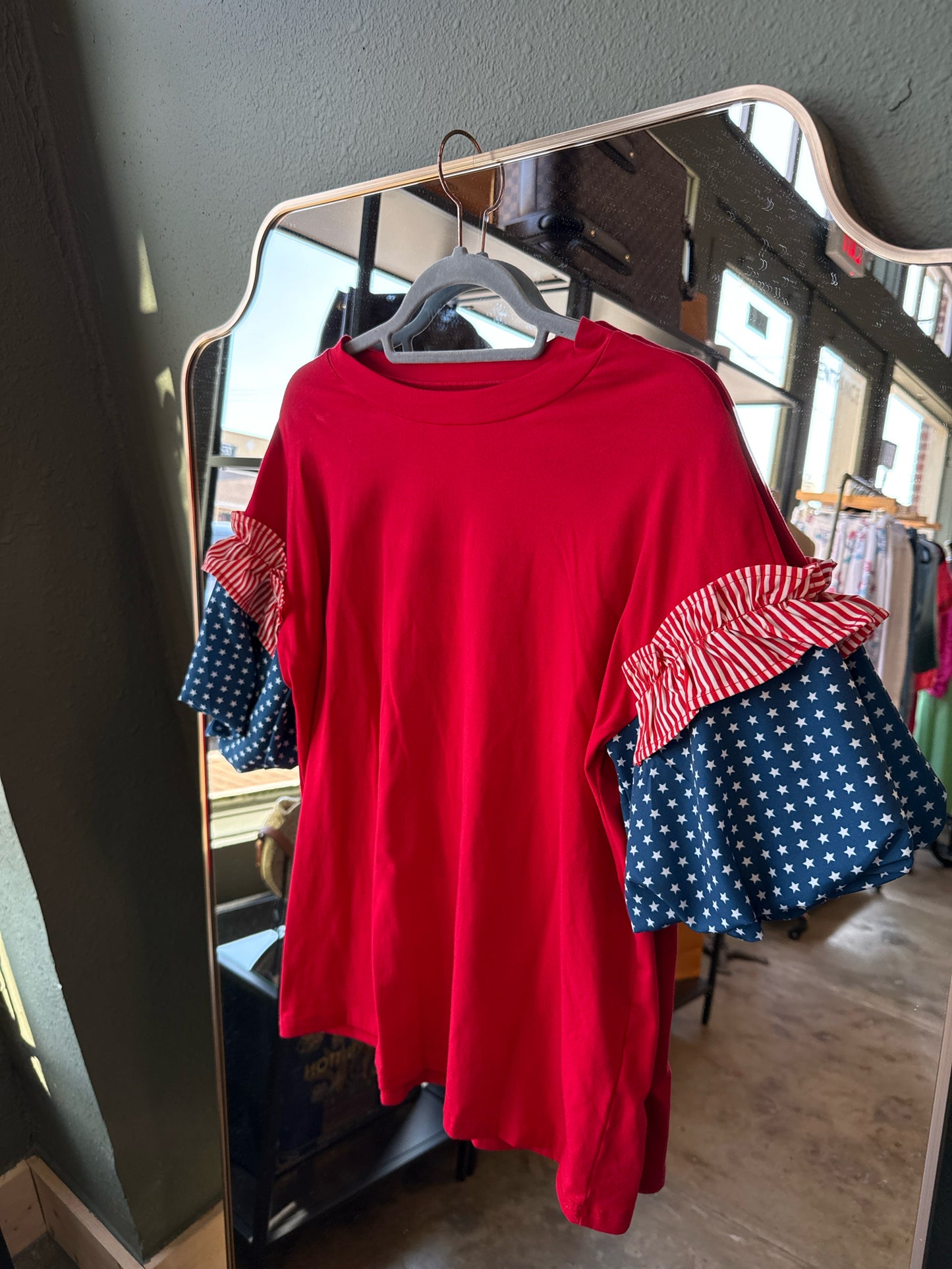 Red/White/Blue Top