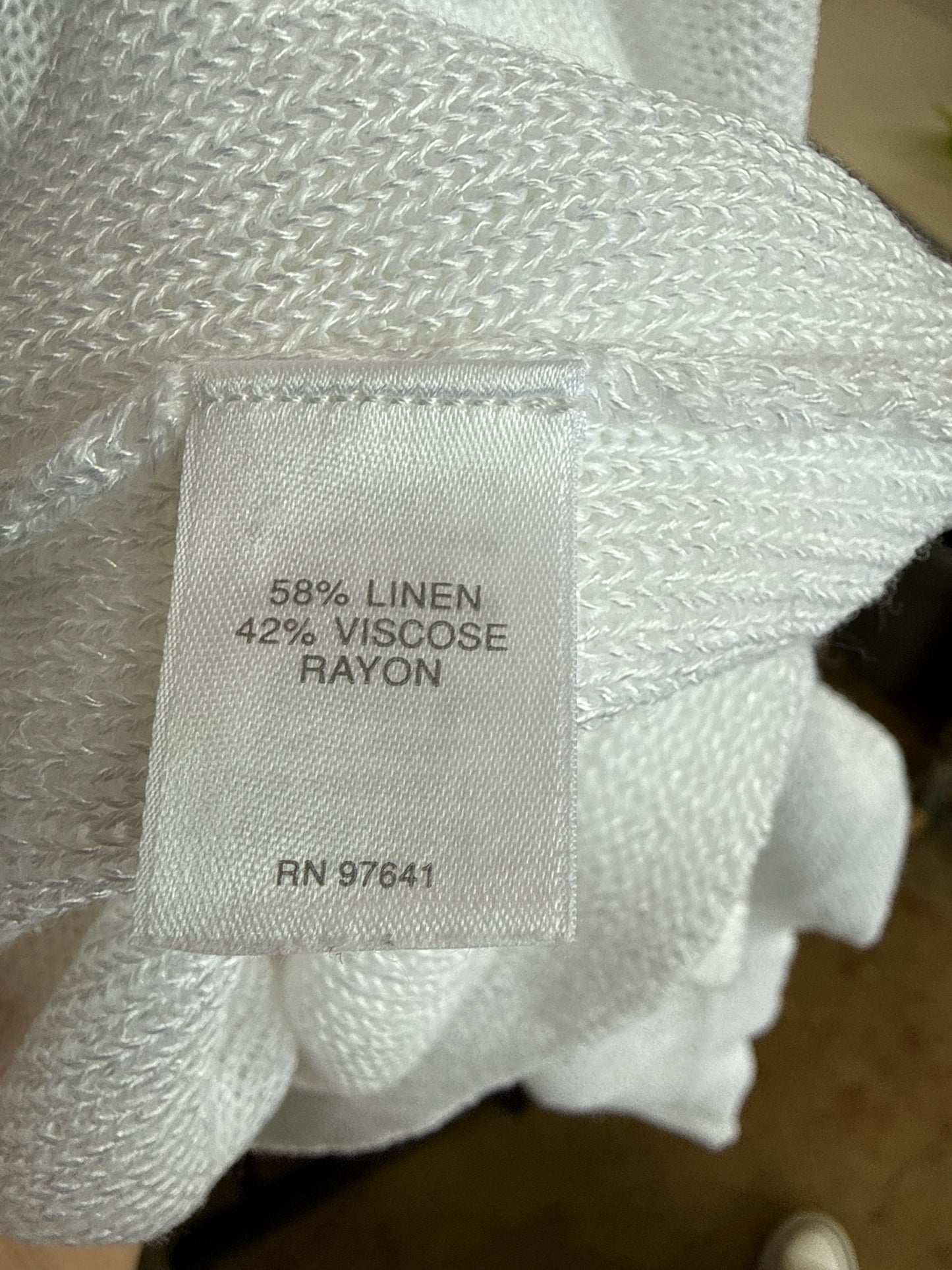 J Jill Size L White Sweater