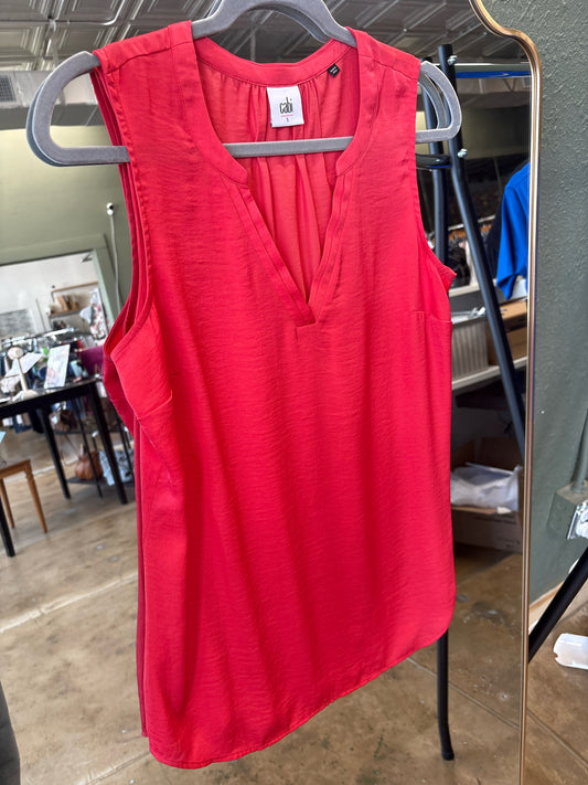 Cabi Size S Red Top
