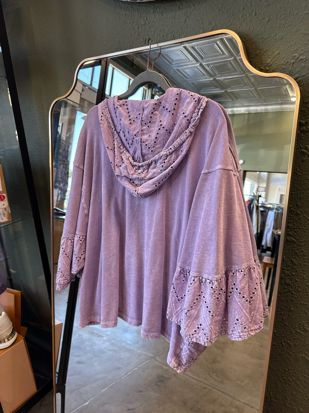 Easel Size L Purple Sweatshirt/Hoodie