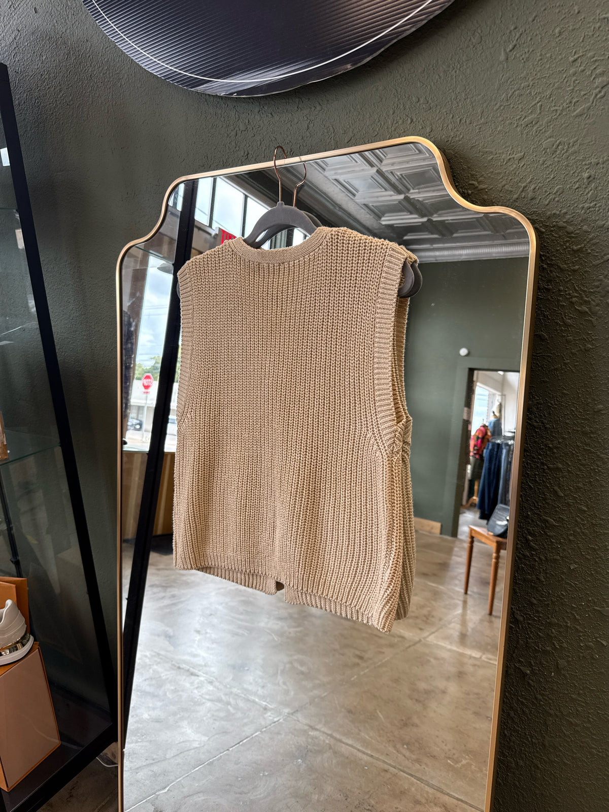 All Row Size S Tan Vest