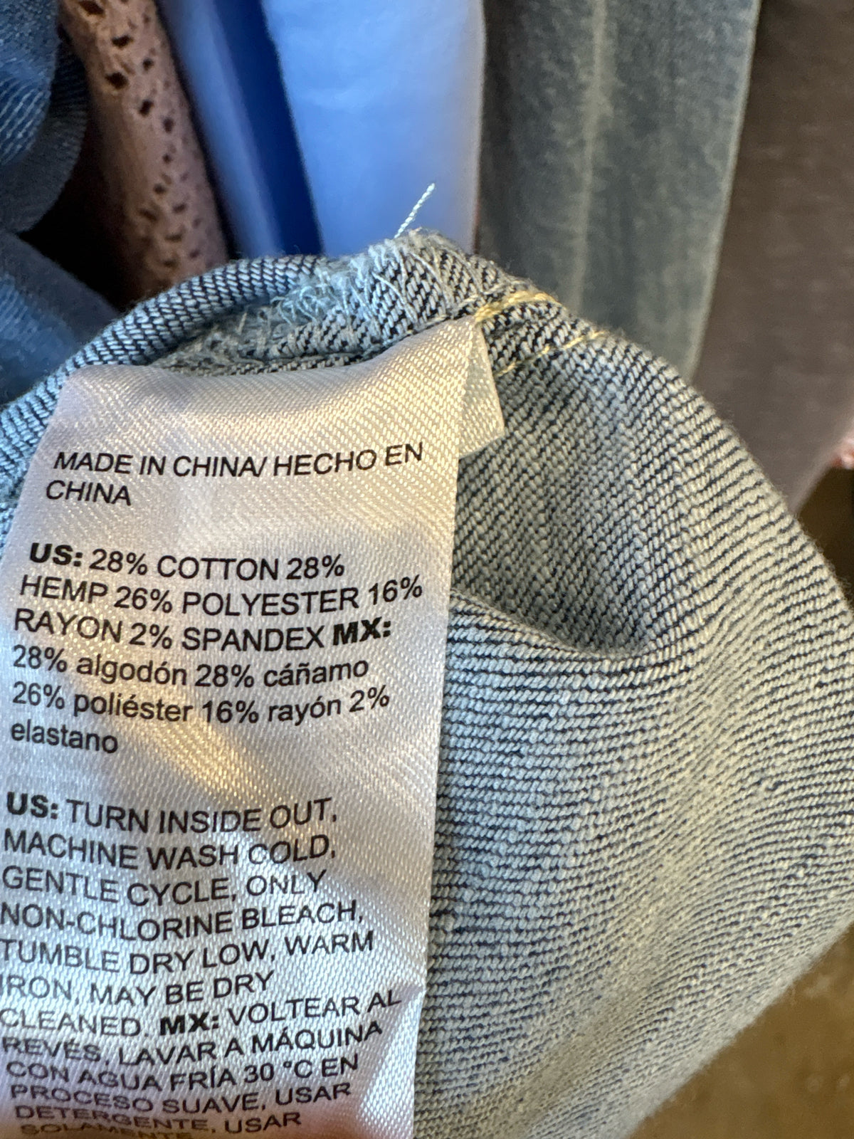 CHICO'S Size M Denim Dress