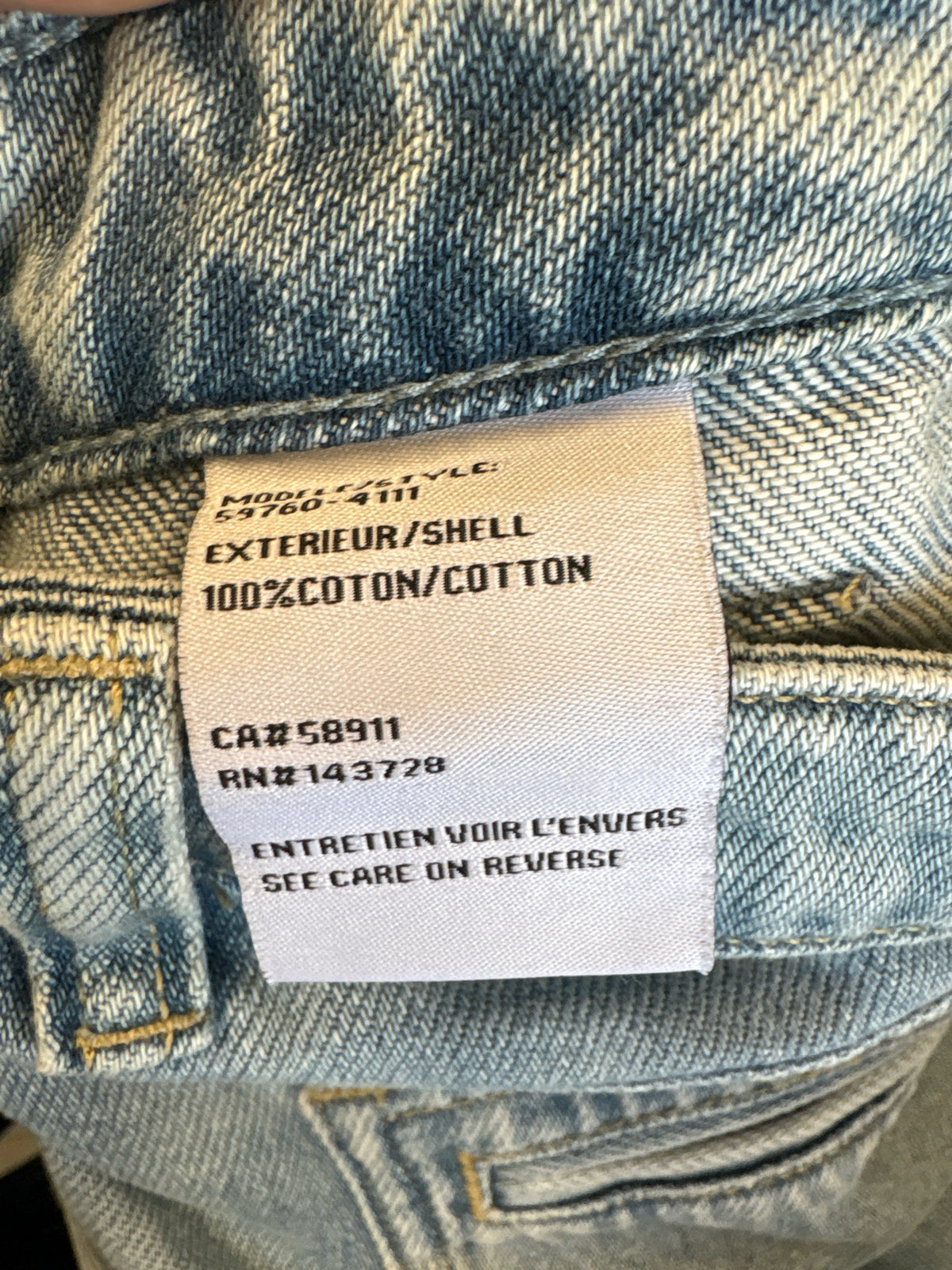 Blue Thread Size 12 Denim Jeans