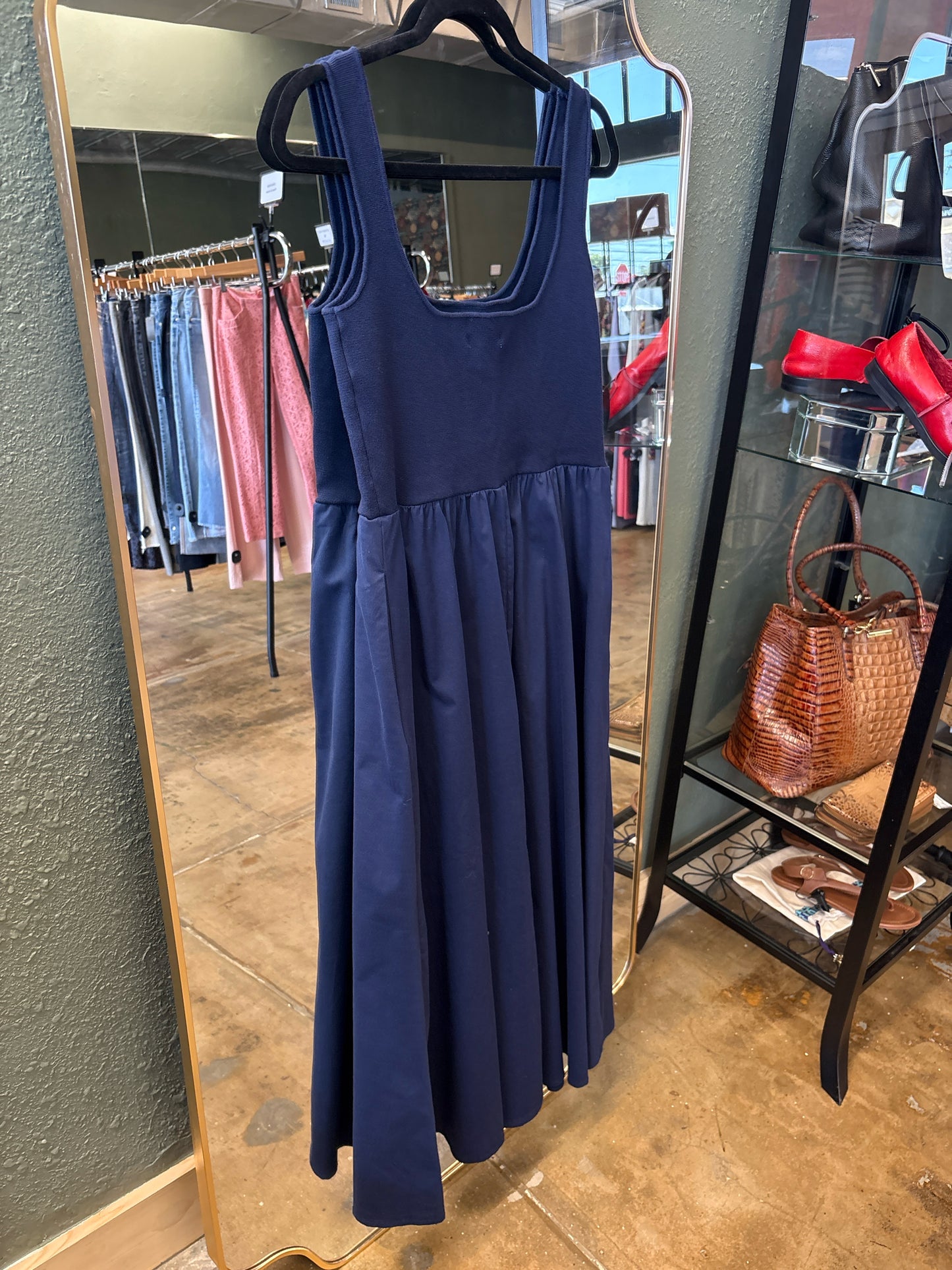 All Row Size L Navy Dress