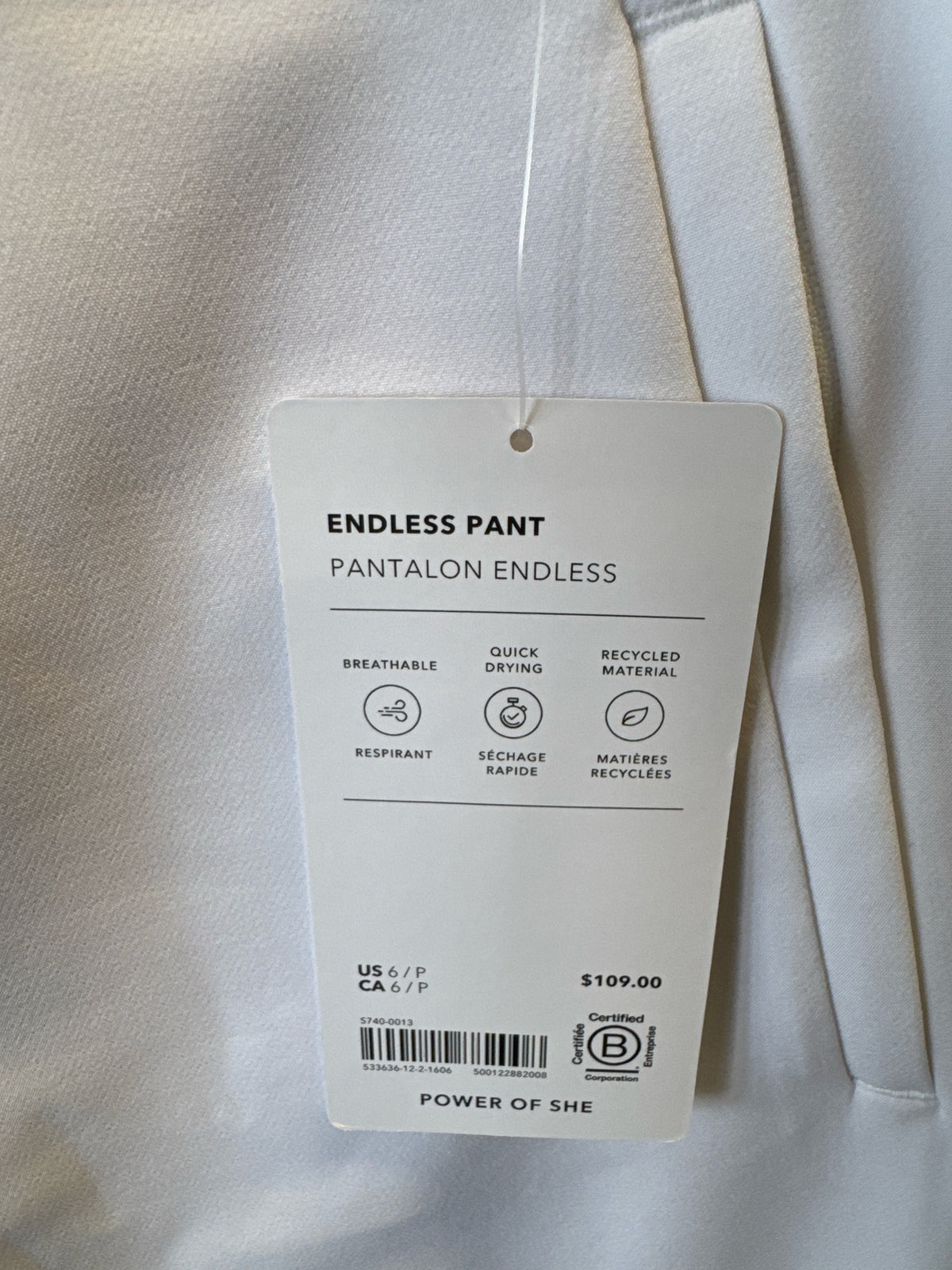 ATHLETA 6P White Pants