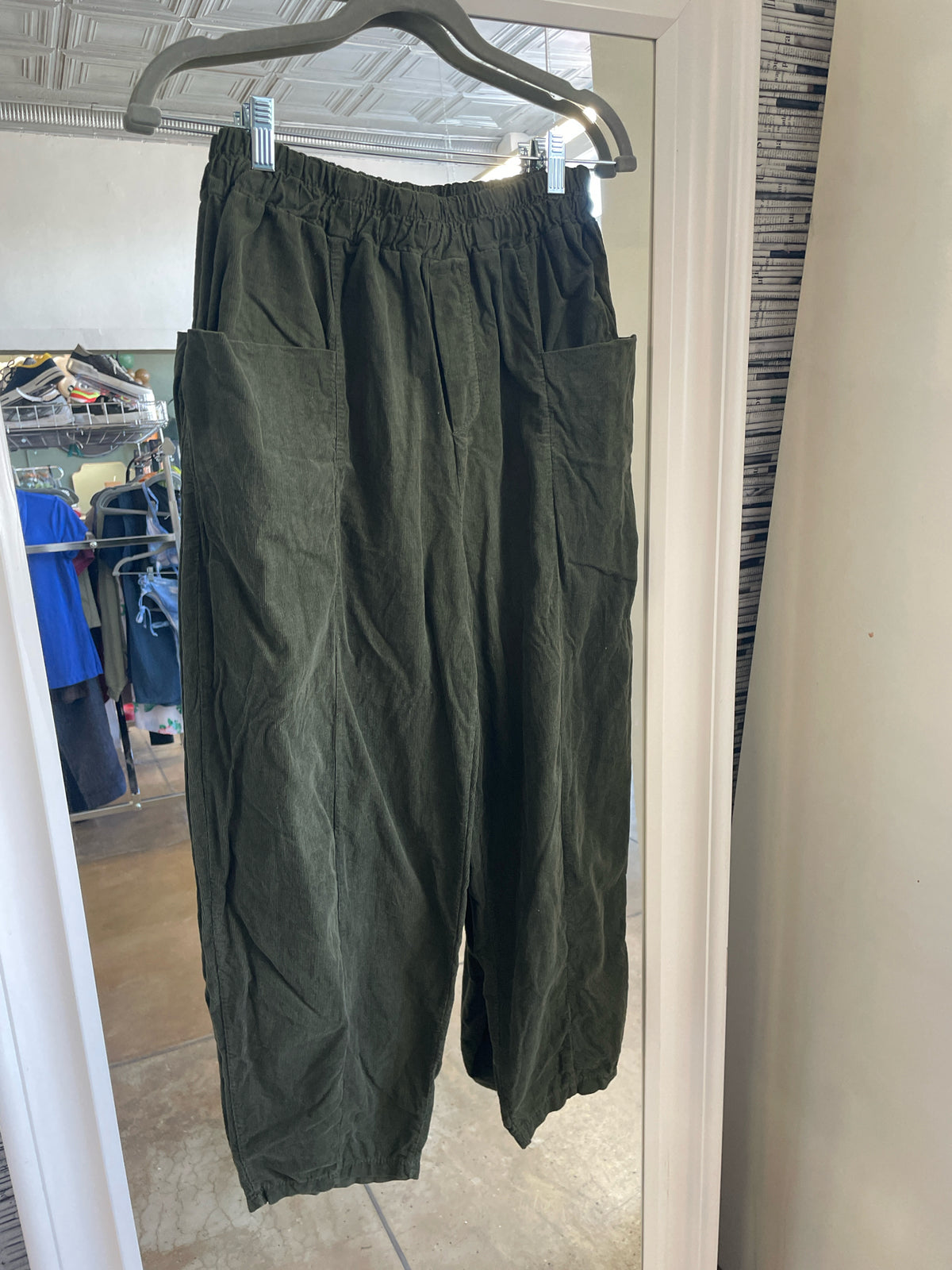 Nina Kendosa Olive Green Pants