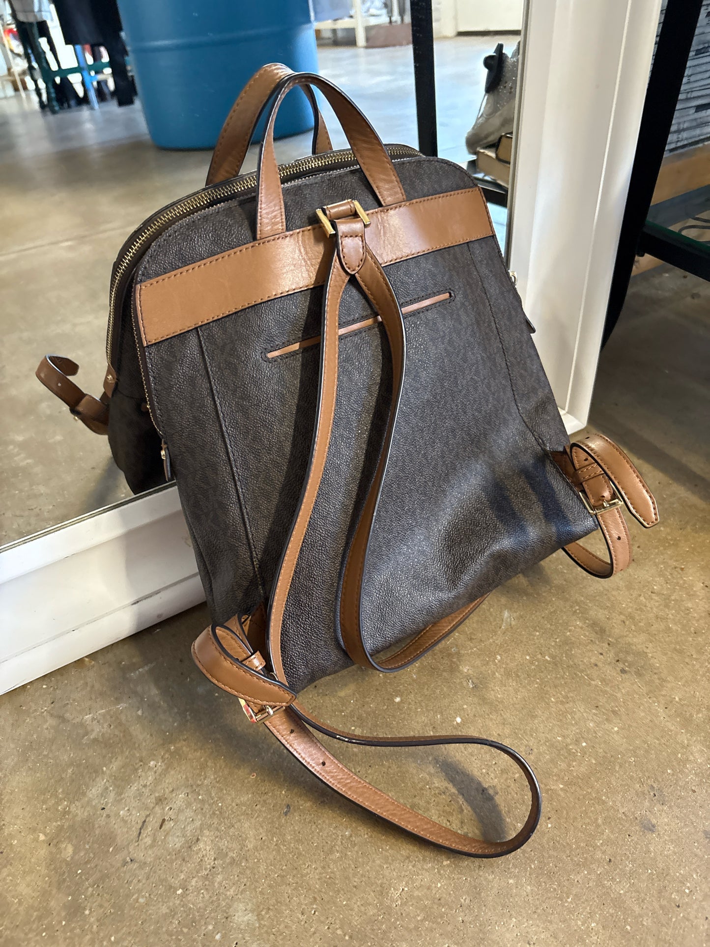 MICHAEL KORS Brown/Multi Signature Monogram Bag