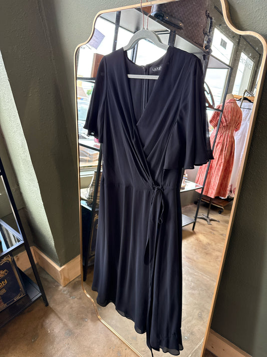 Lauren Ralph Lauren Size 12 Black Dress