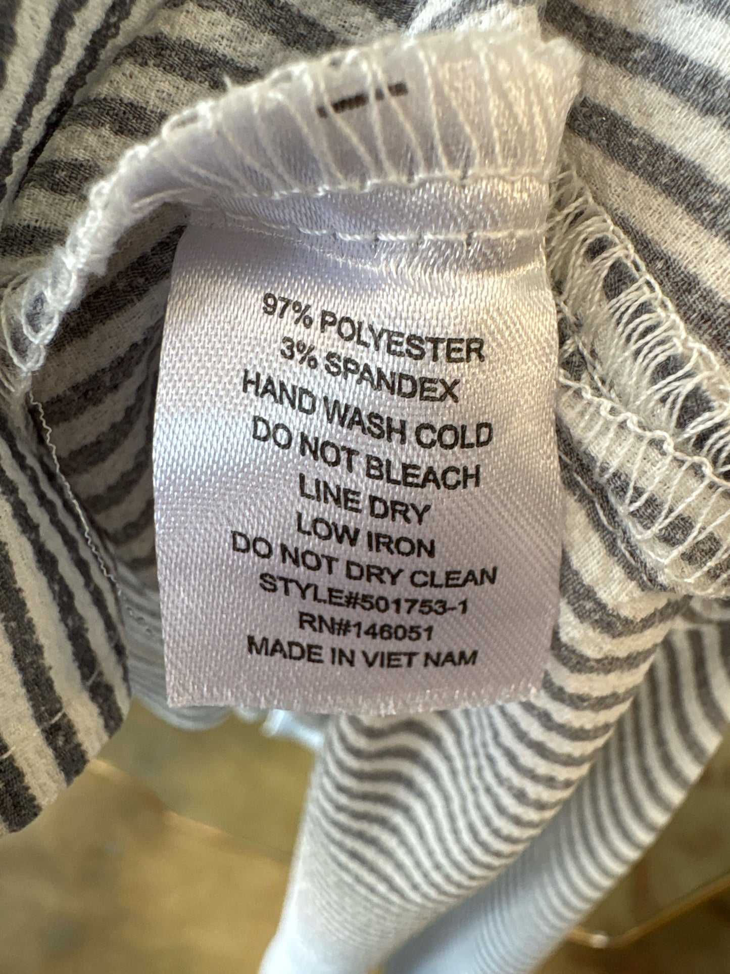monteau Size M Stripe Dress