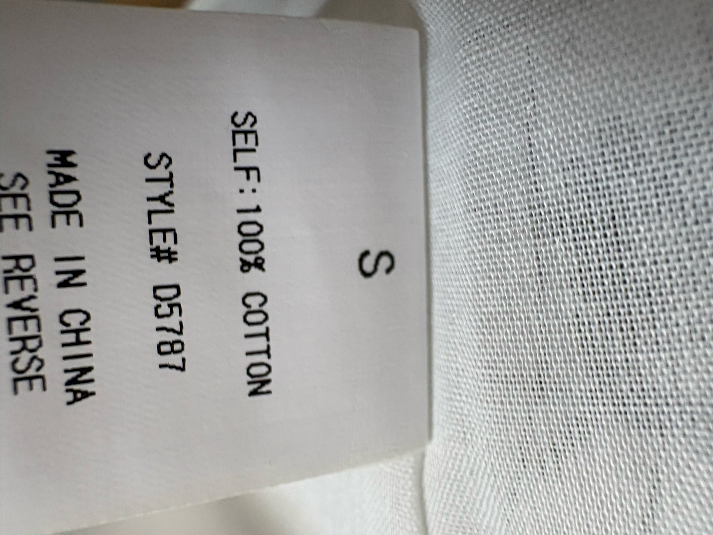 SEE AND BE SEEN Size S Ivory/Black Dress
