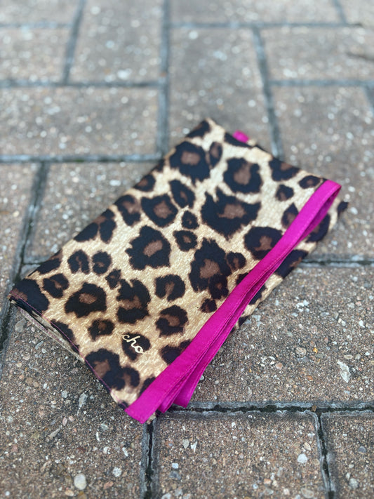 echo multi Cheetah Scarf