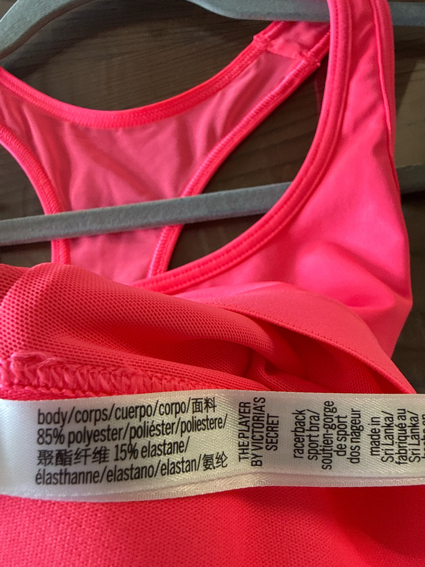 VICTORIA SPORT Size S Pink Sportsbra
