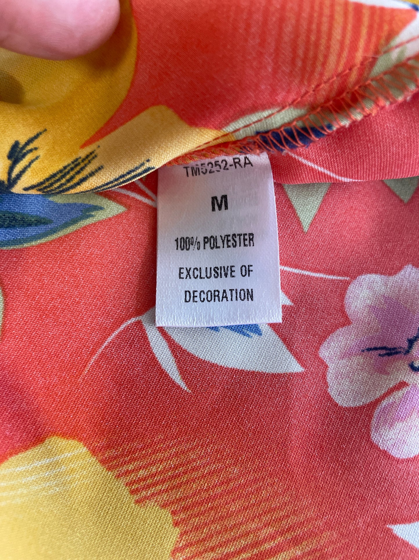 THML Size M orange multi Top