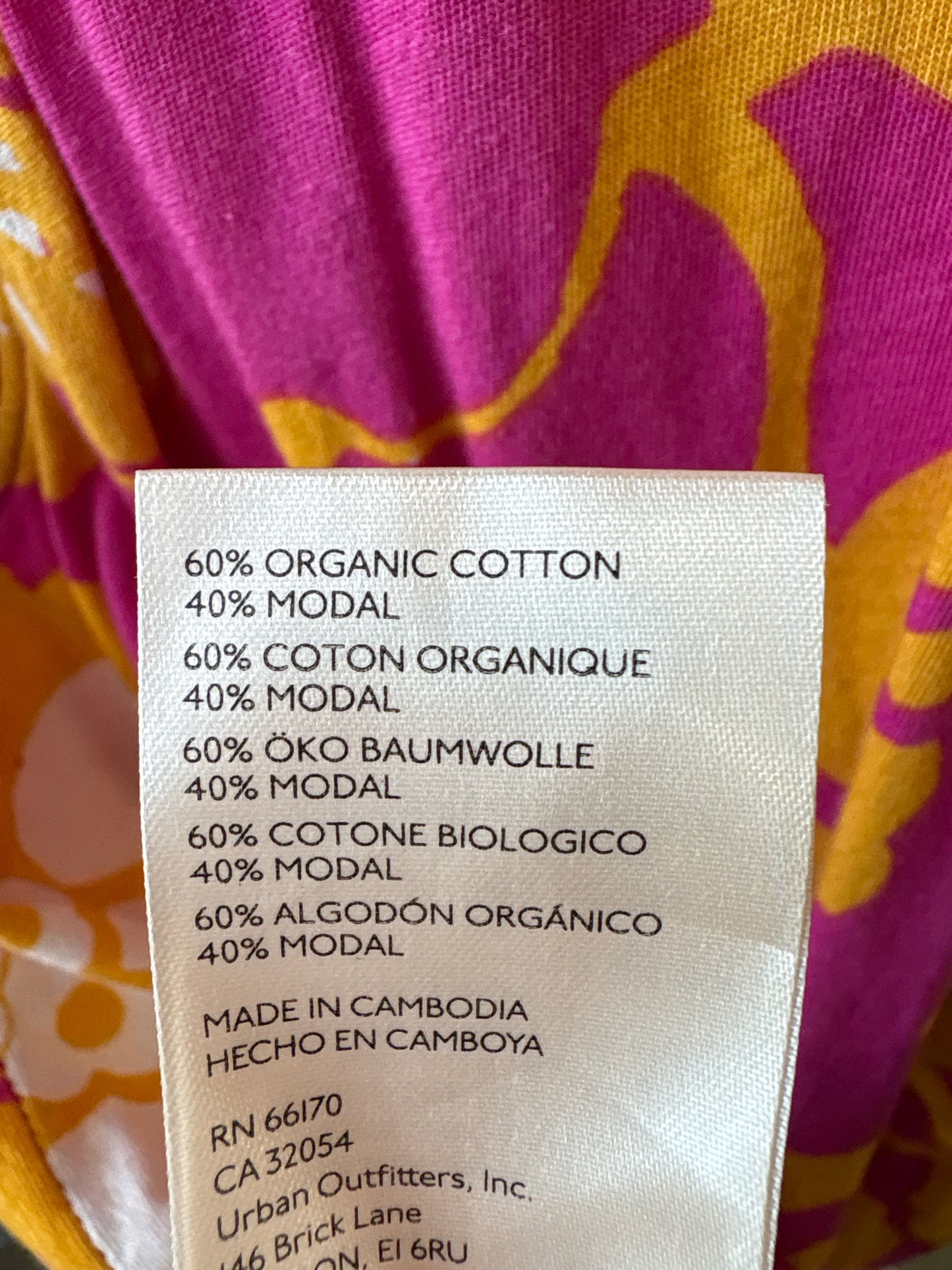 Maeve Size XXS Pink/Yellow Top