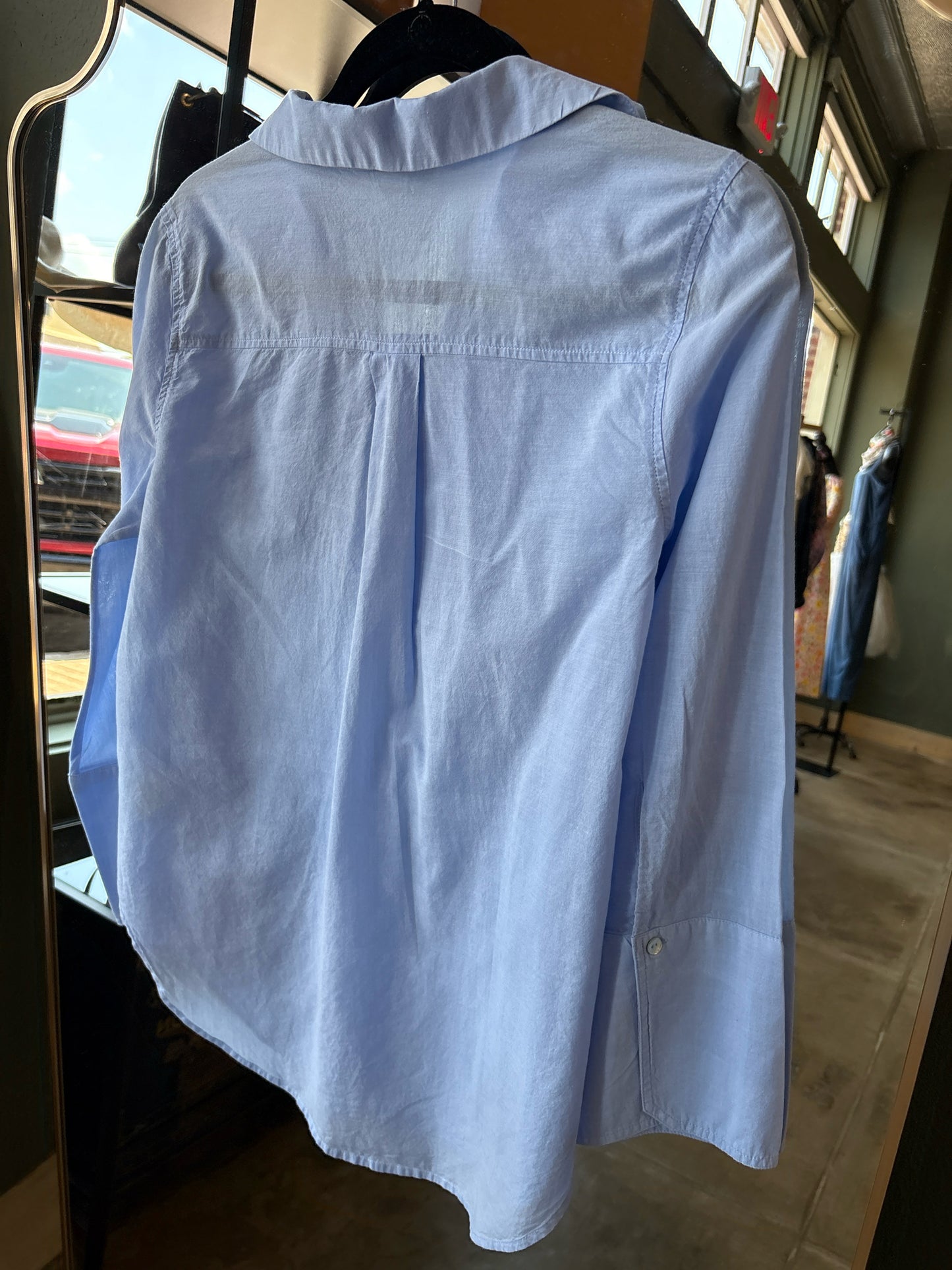 H & M Size 2 Blue Top