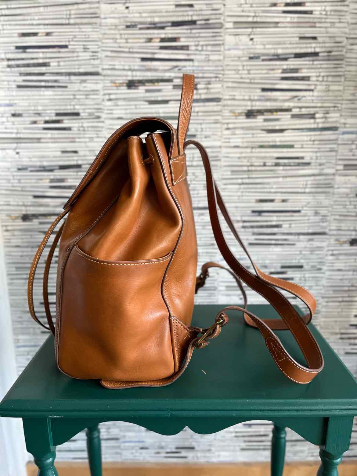 Frye Tan Backpack