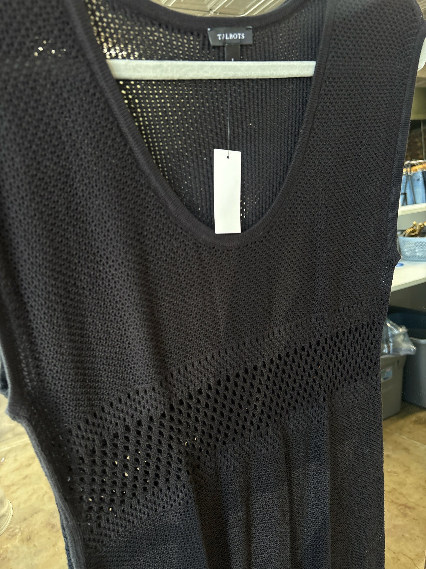 TALBOTS Size S Black Dress/Cover Up