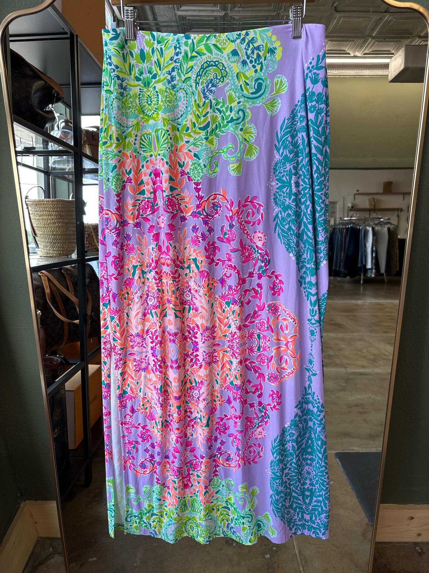 Lilly Pulitzer Size M multi Paisley Skirt