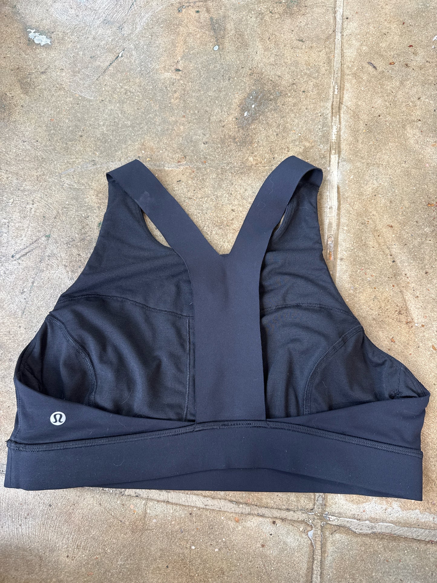 Lululemon Size 12 Black Sportsbra