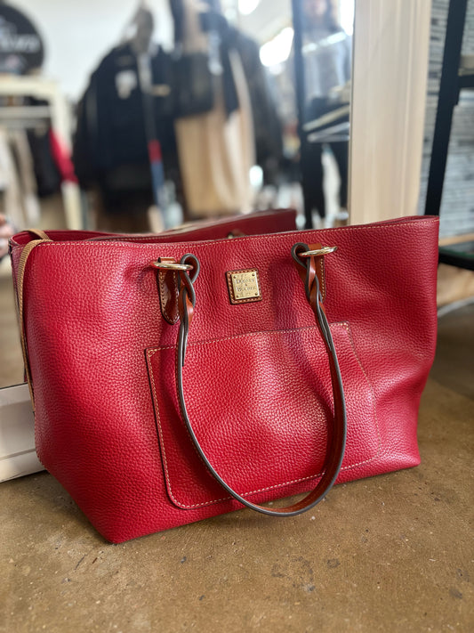 DOONEY & BOURKE Red PEBBLED Purse