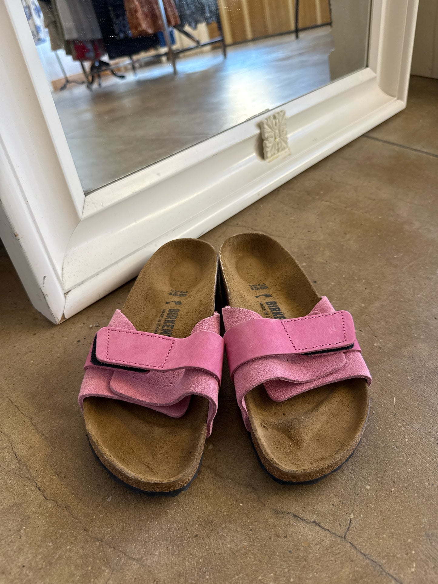 Birkenstock Shoe Size 38 Pink Sandals