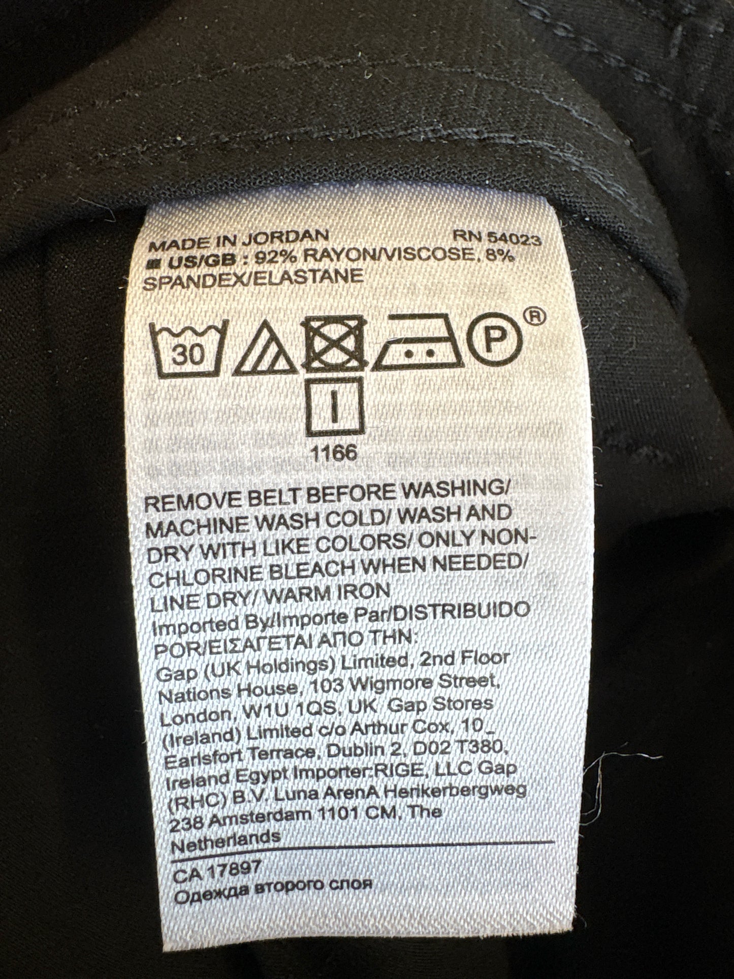Banana Republic Size 6 Black Pants